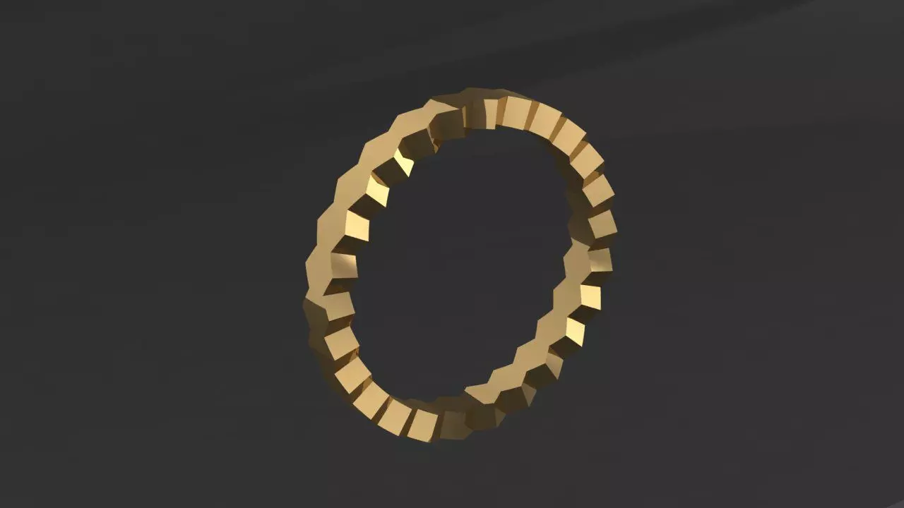 Ring Chamulet 3D print model_3