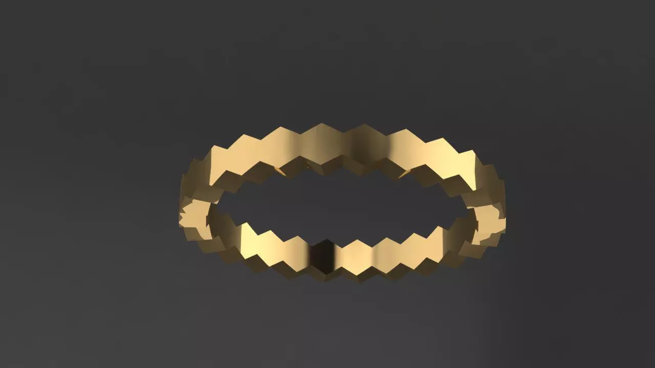 Ring Chamulet 3D print model_0