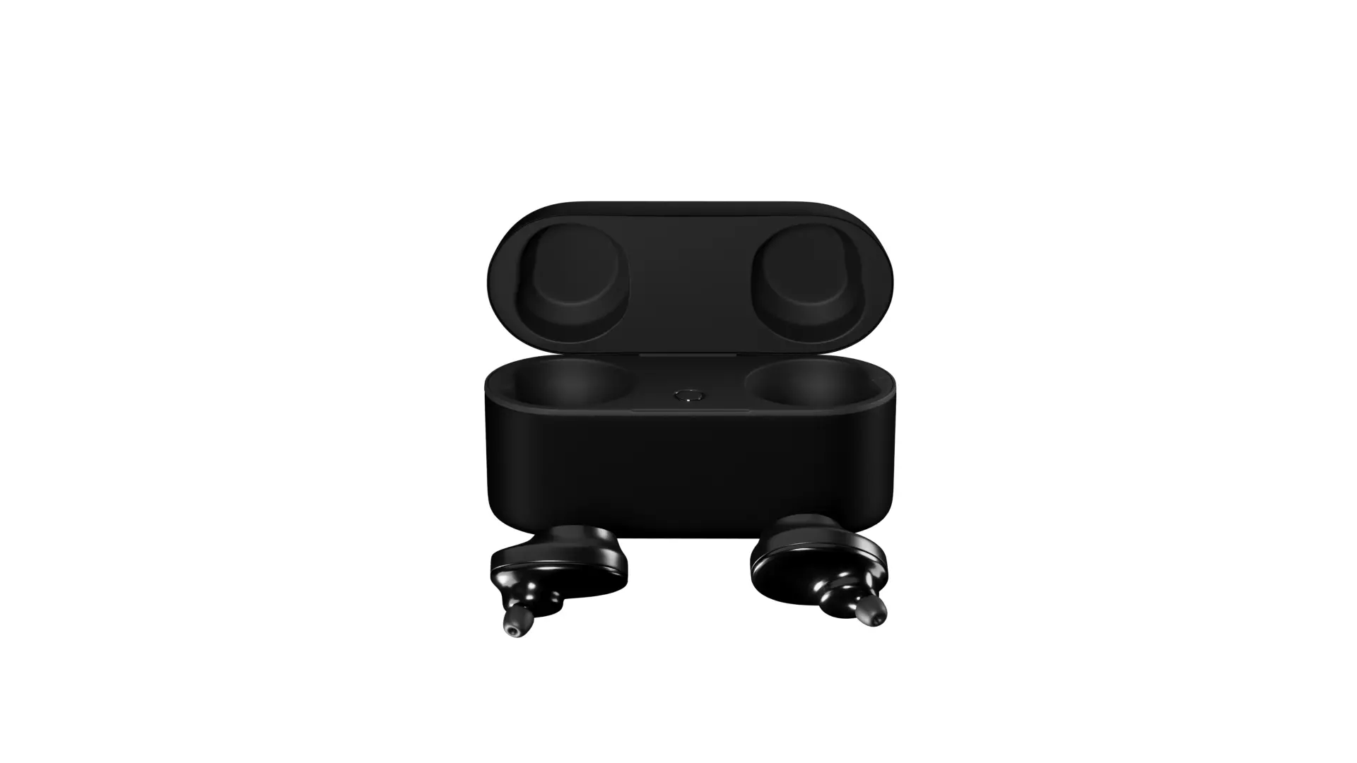 Wireless Earphones 3D Model Free 3D model_4