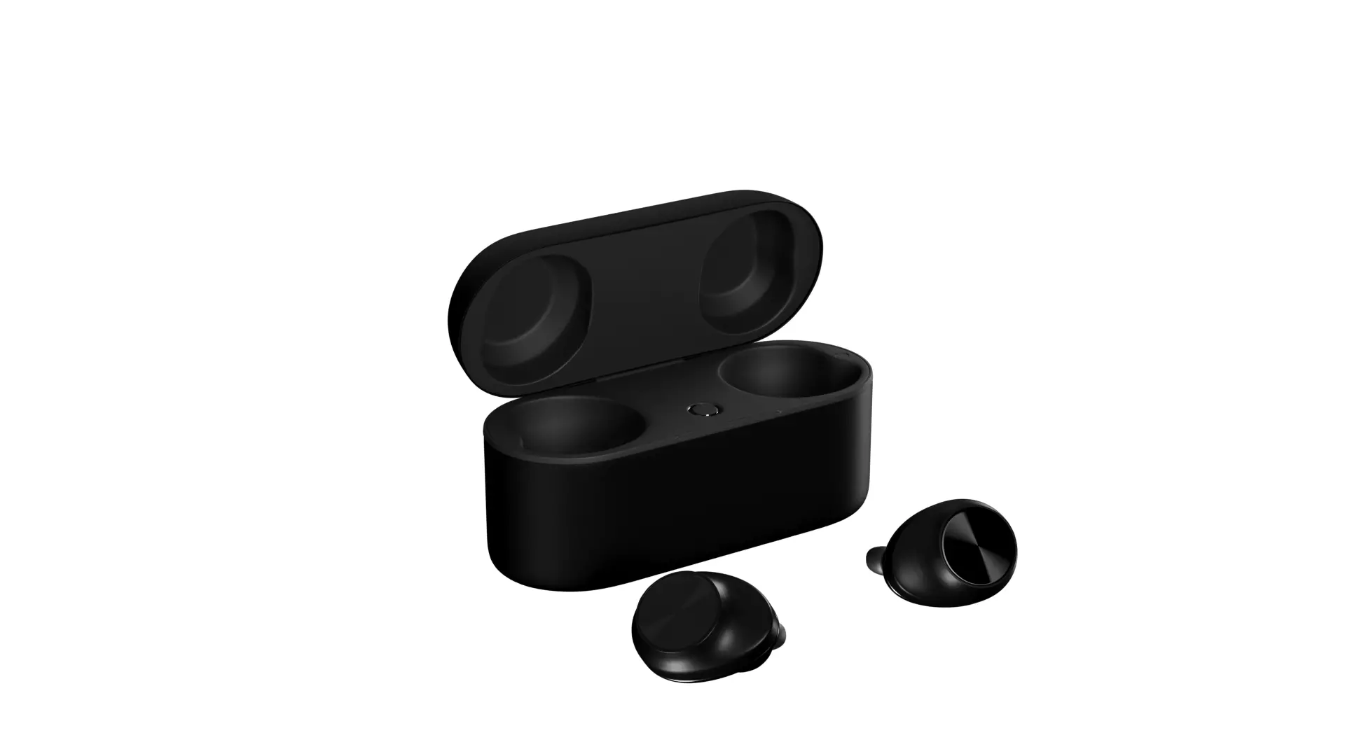 Wireless Earphones 3D Model Free 3D model_0