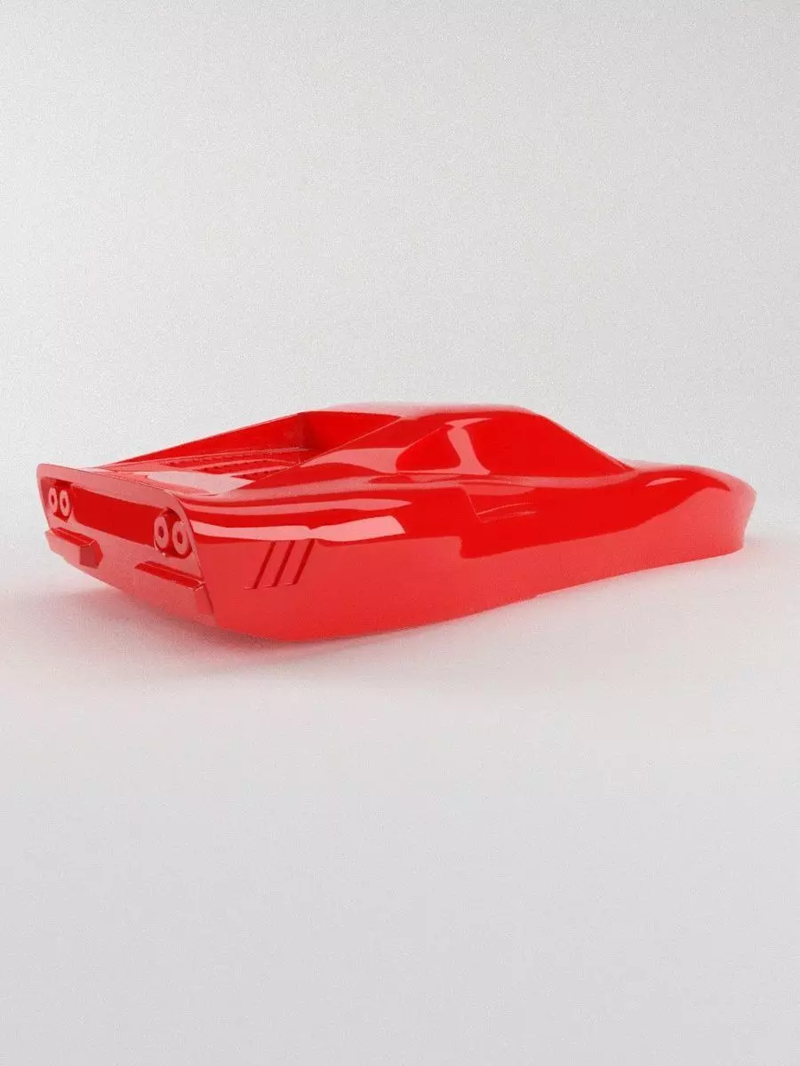 The silhouette of the car 1984 Ferrari 288 GTO 3D print model_1