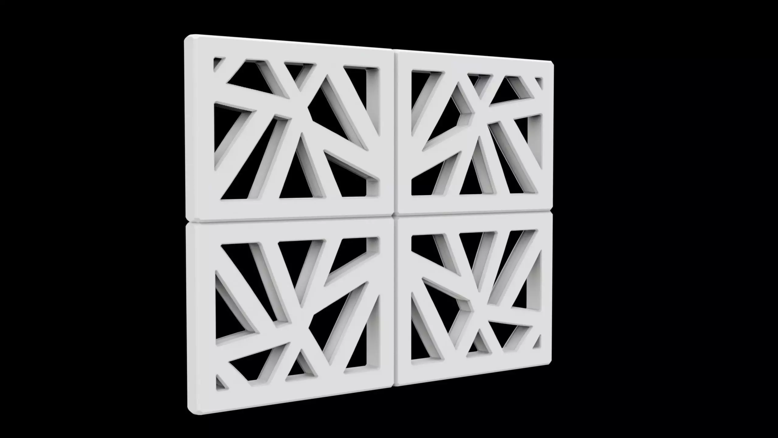 Decorative Wall Panel 3D Print Model 3D print model