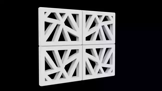 Decorative Wall Panel 3D Print Model