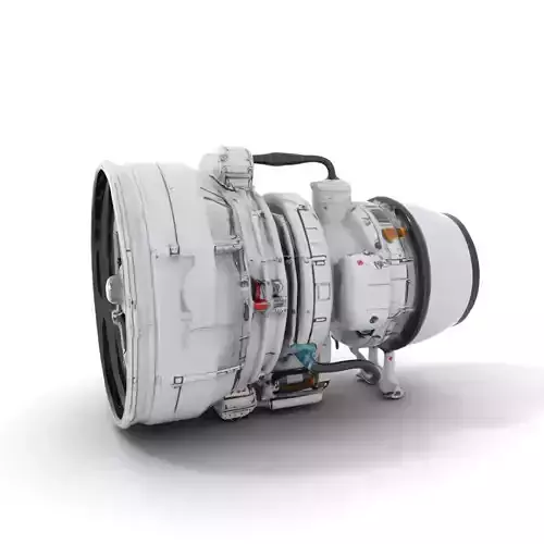 Jet Engine Model Pack with Detailed Components Low-poly 3D model