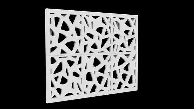Decorative Wall Panel 3D Print Model