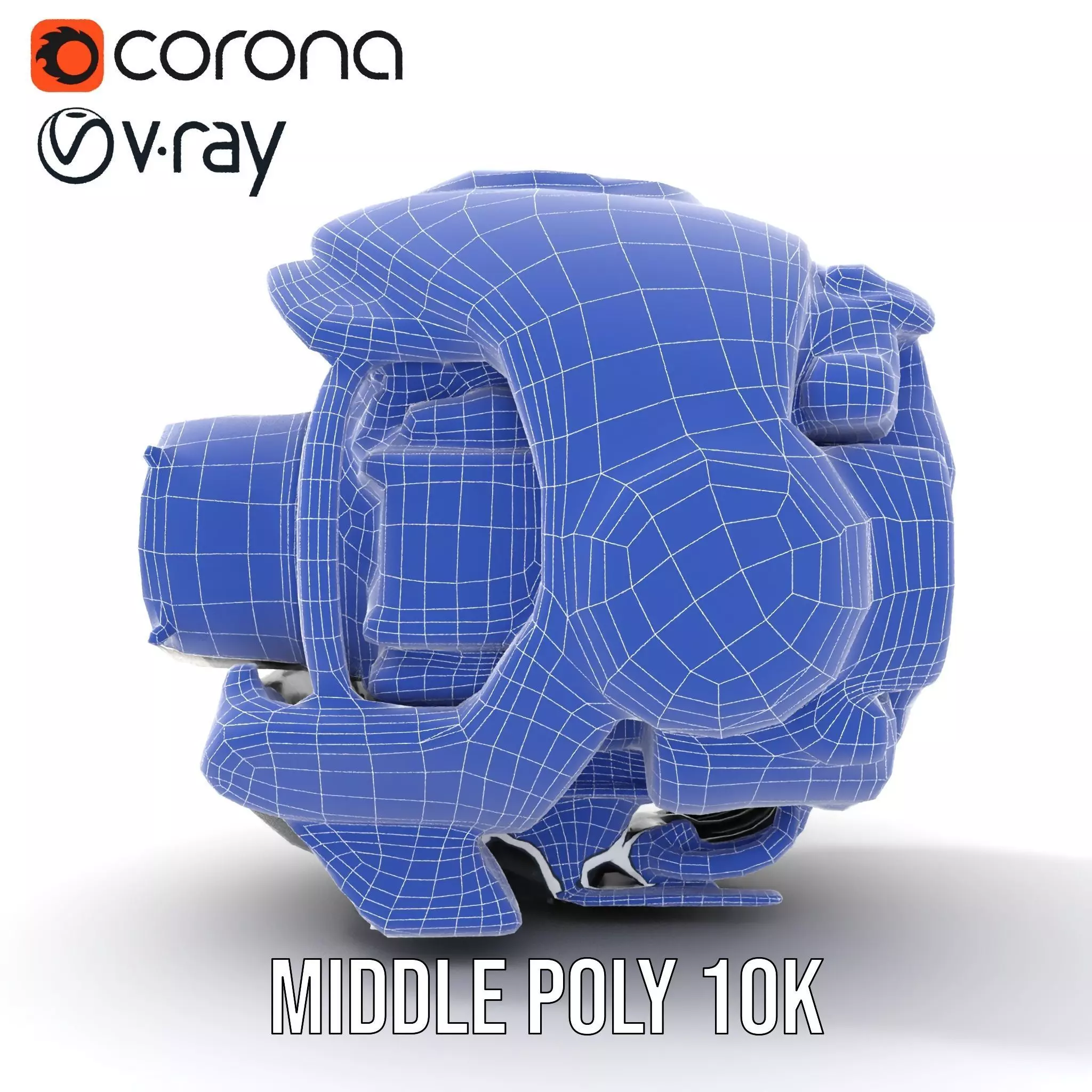 Futuristic Camera Drone Engine model pack Low-poly 3D model_22