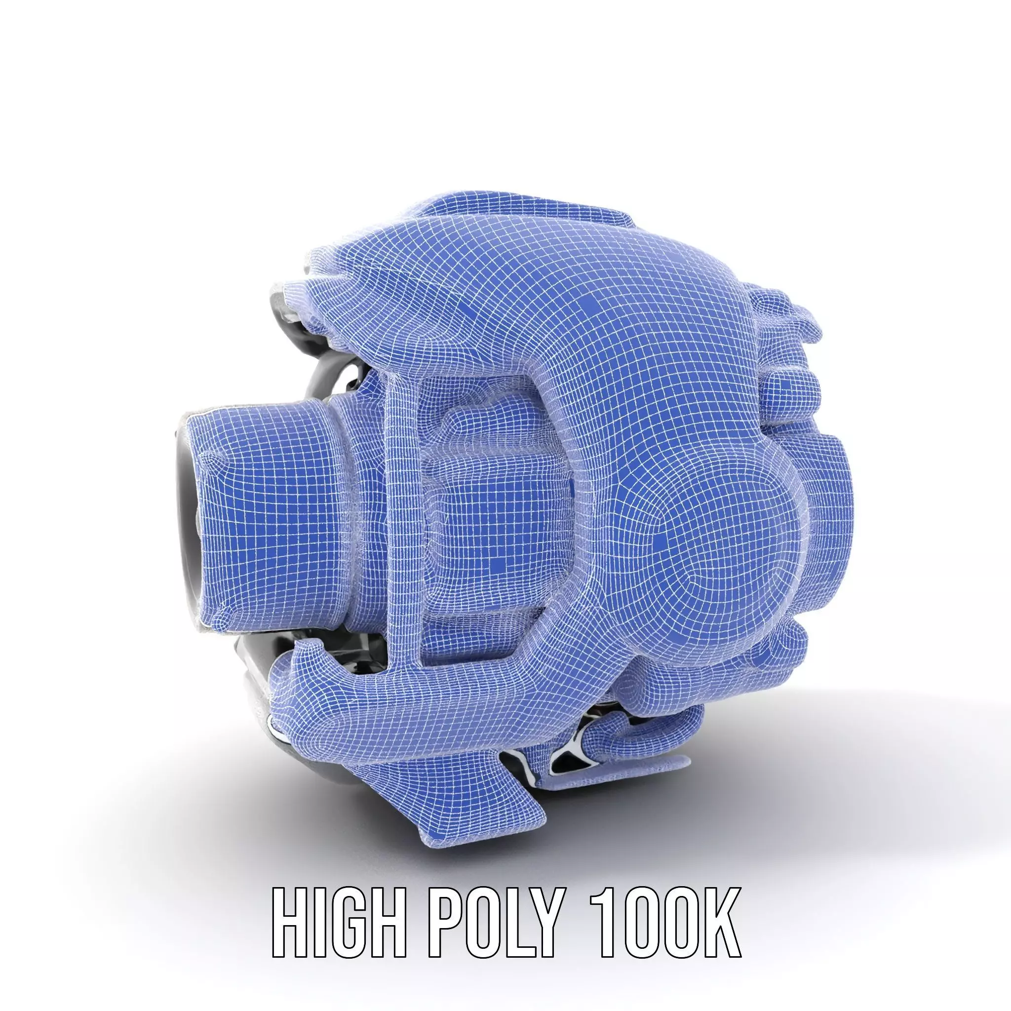 Futuristic Camera Drone Engine model pack Low-poly 3D model_5