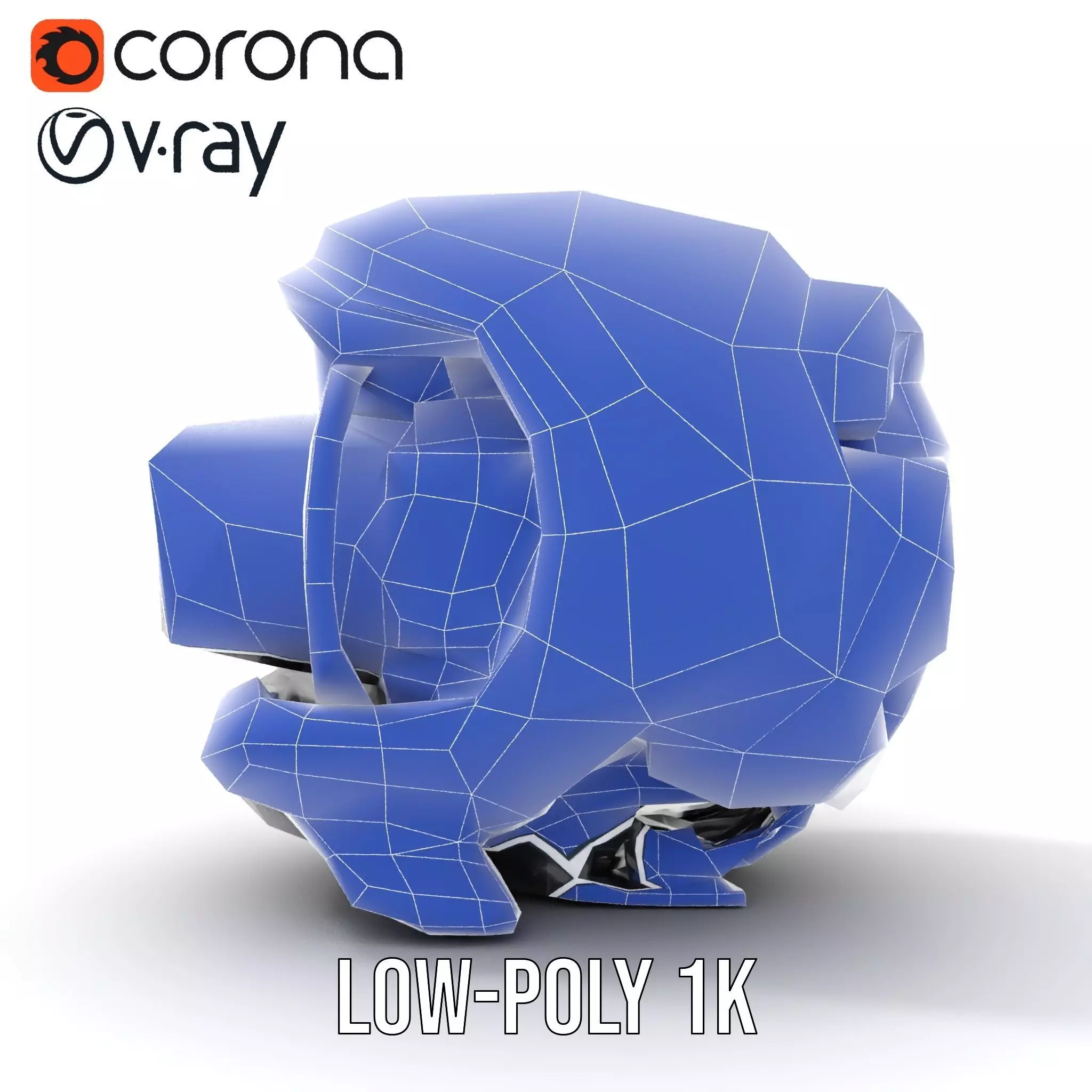 Futuristic Camera Drone Engine model pack Low-poly 3D model_13