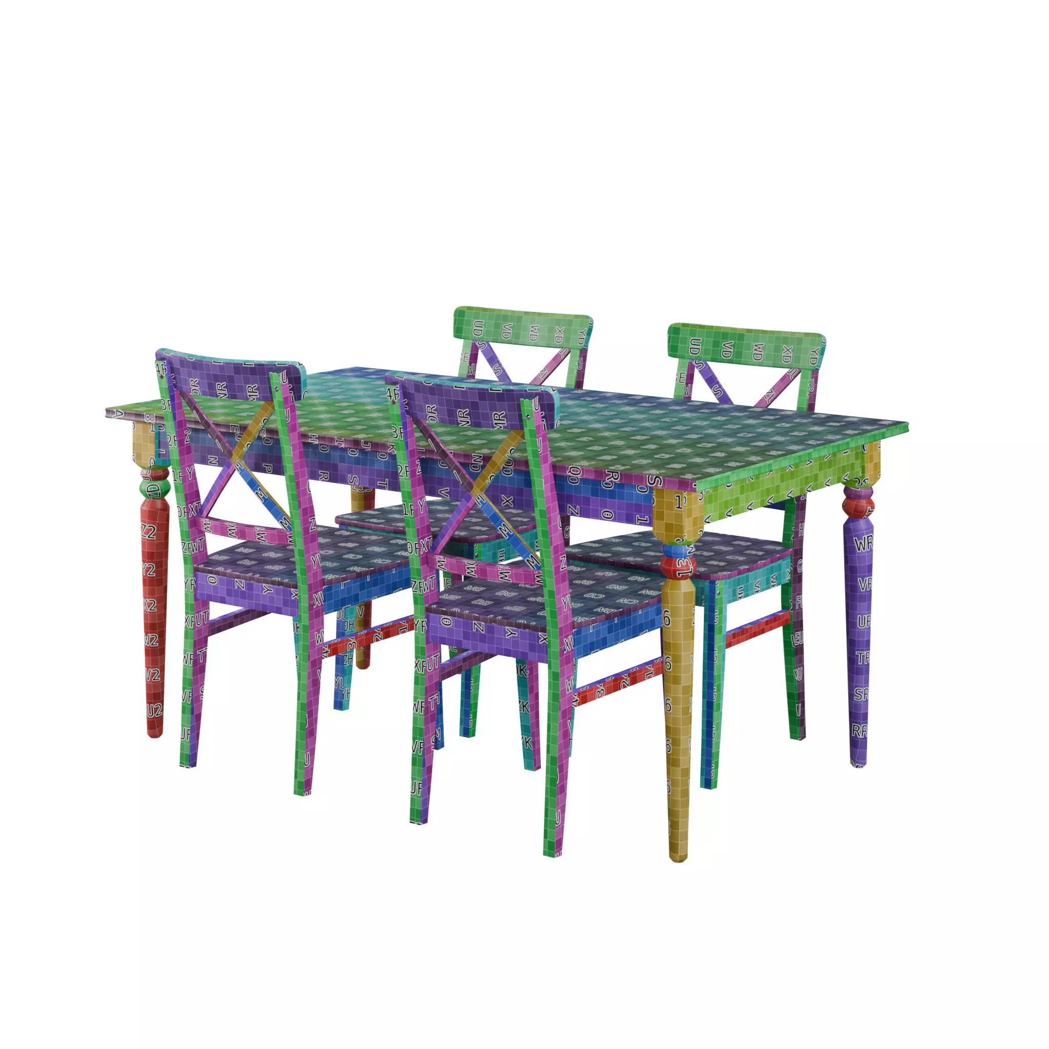 IKEA Ingatorp Ingolf 3D model_4