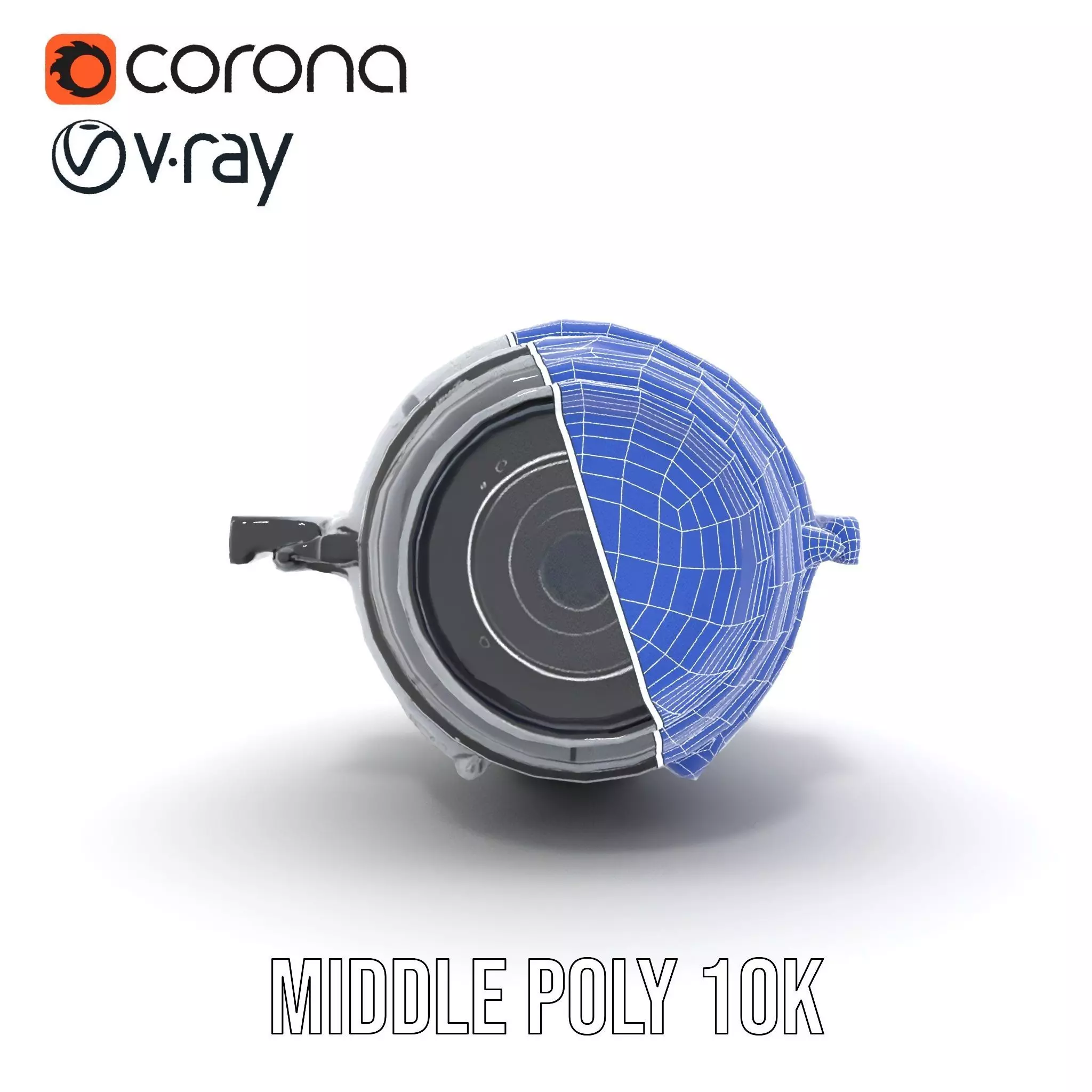 Futuristic Camera Lens Model Pack for SciFi Environments Low-poly 3D model_28