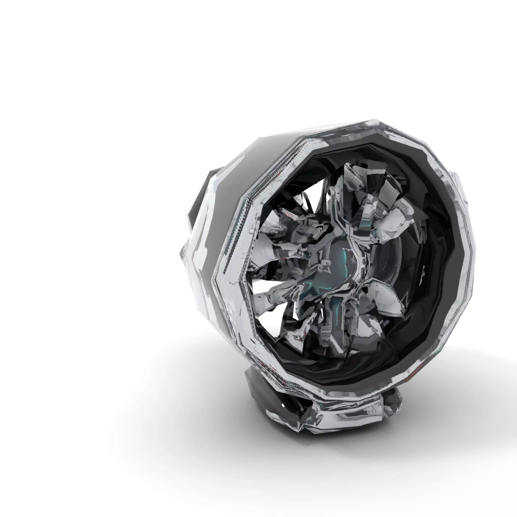 Futuristic Camera Lens Model Pack for SciFi Environments Low-poly 3D model_8