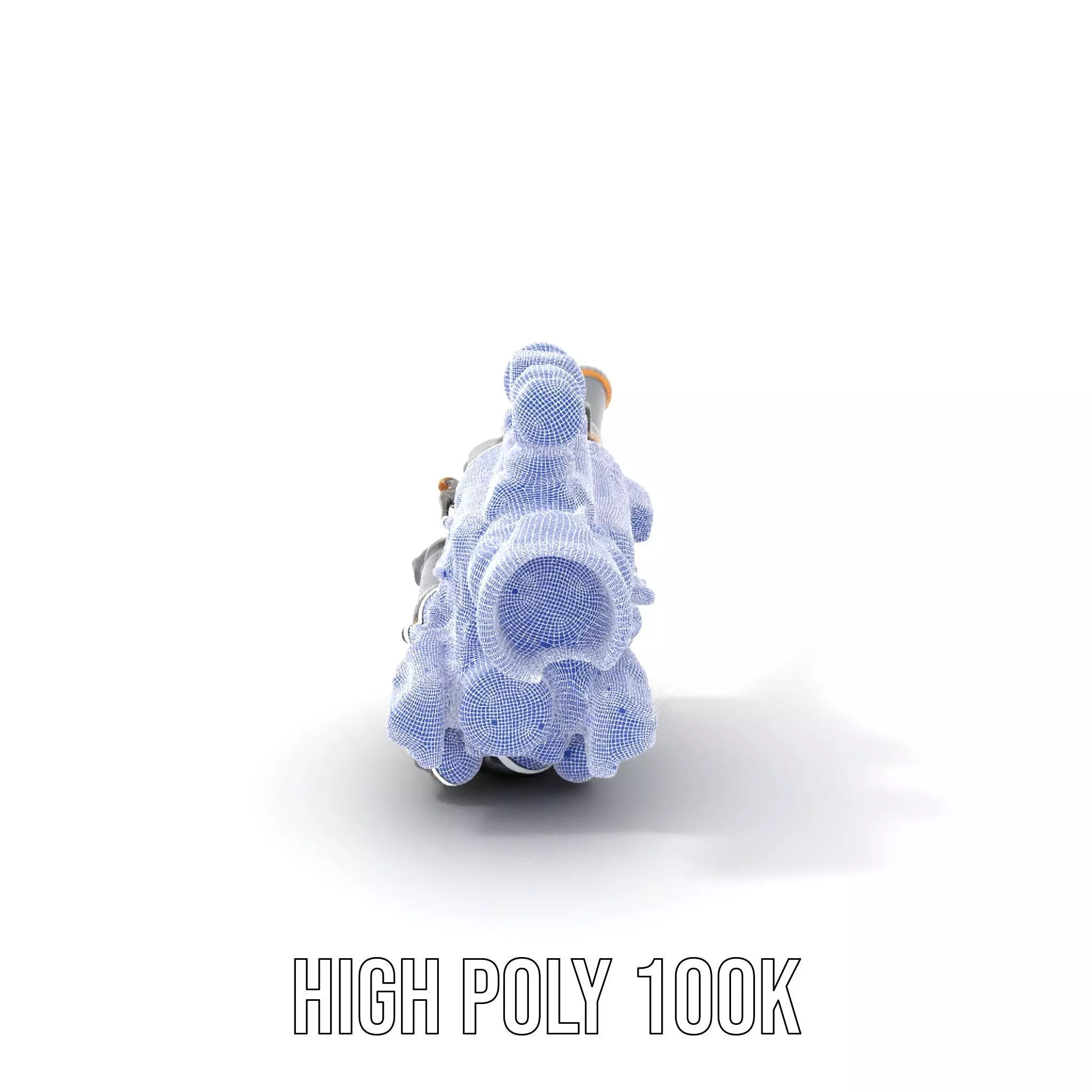 Futuristic Tactical Scope Model Pack Low-poly 3D model_5