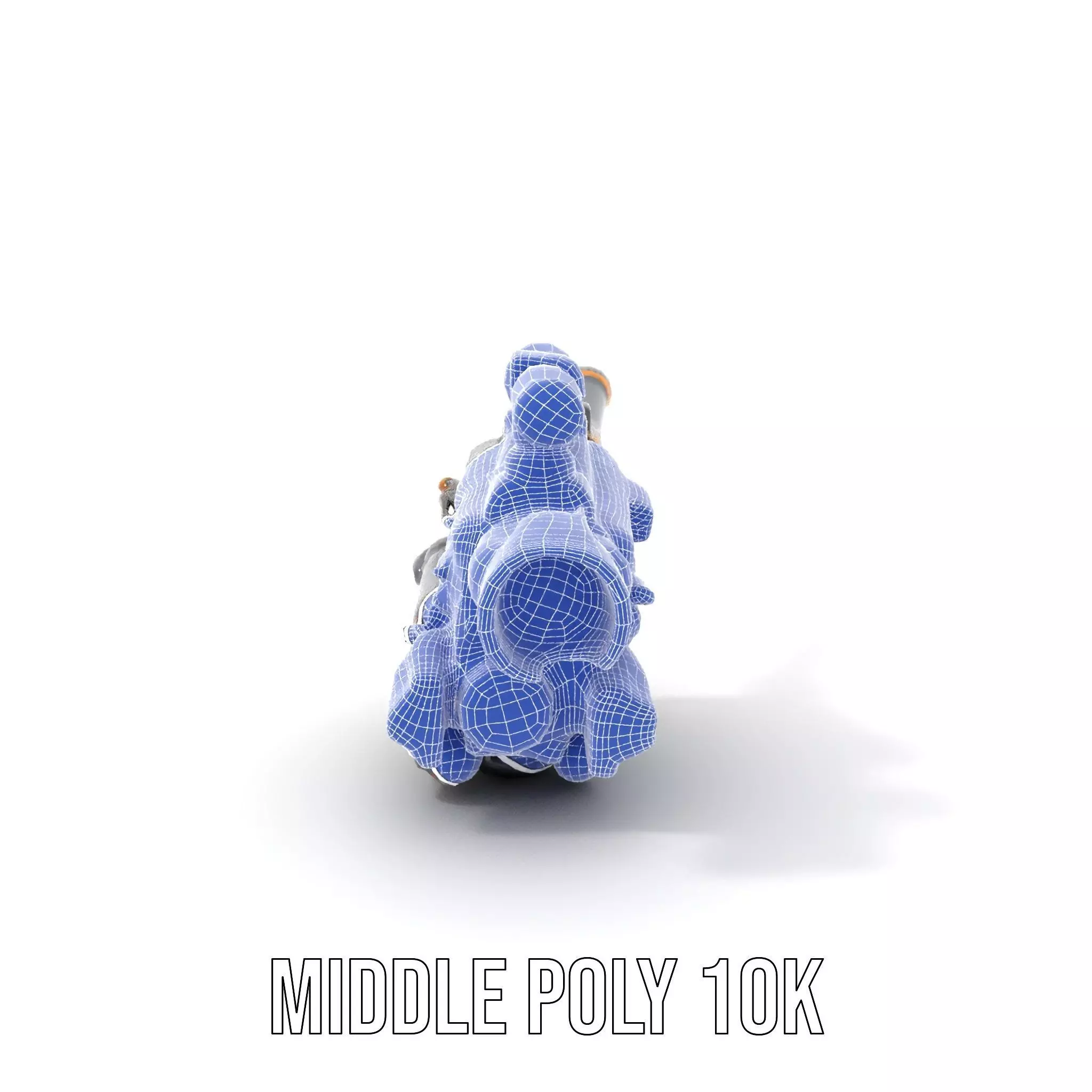 Futuristic Tactical Scope Model Pack Low-poly 3D model_17