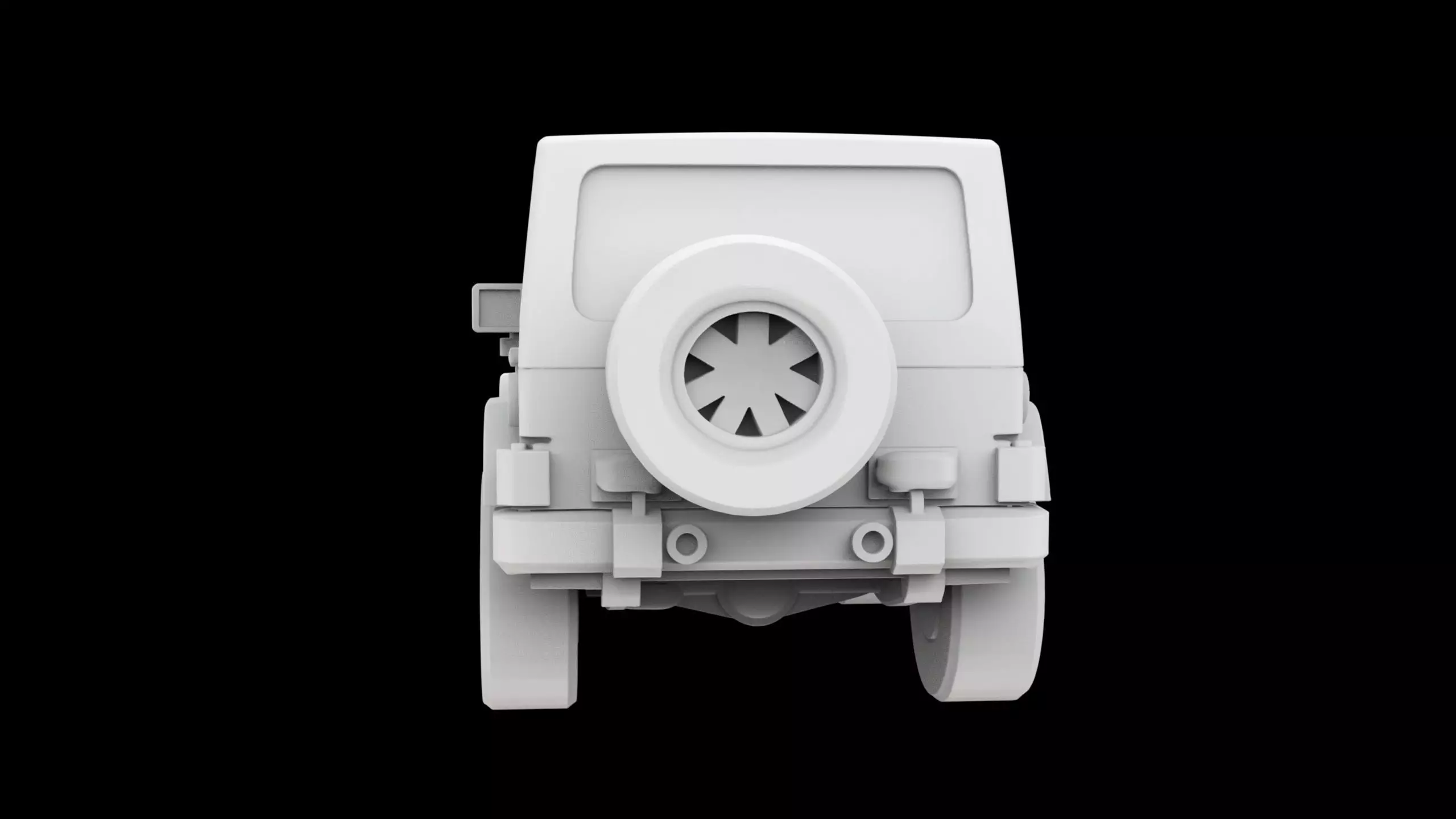 Jeep Wrangler 3D Printable Model 3D print model_2