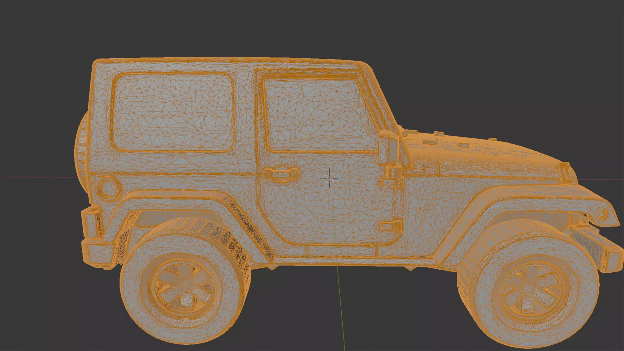 Jeep Wrangler 3D Printable Model 3D print model_7