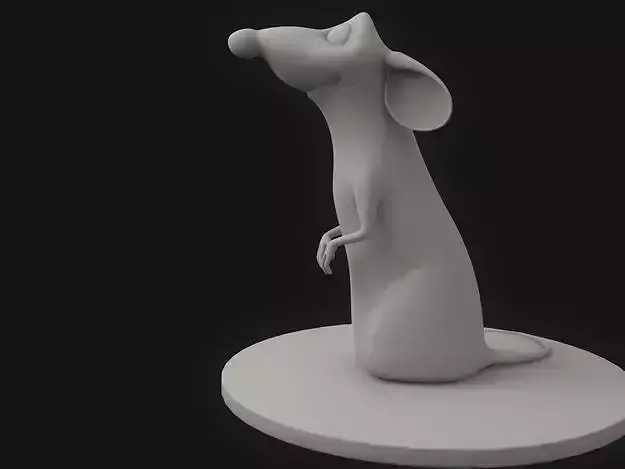 Mouse statue of