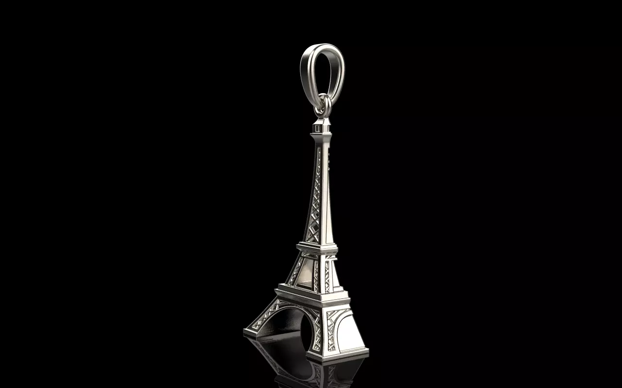 Eiffel Tower pendant model 1382 3D print model_22