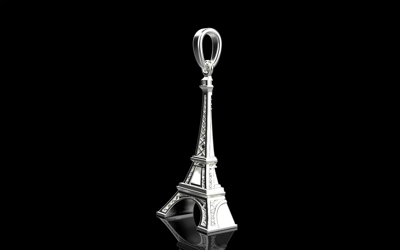 Eiffel Tower pendant model 1382 3D print model_23