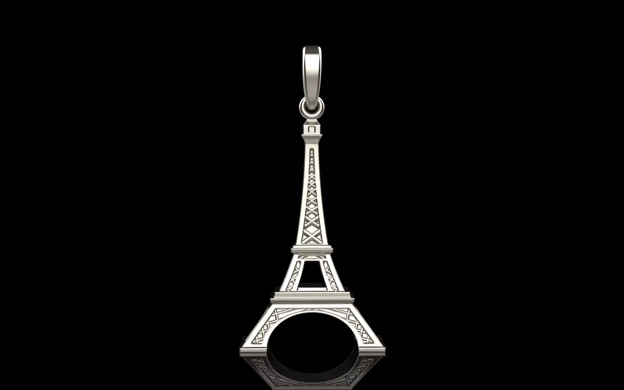 Eiffel Tower pendant model 1382 3D print model_11