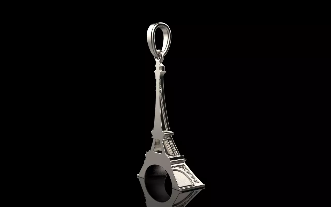 Eiffel Tower pendant model 1382 3D print model_17