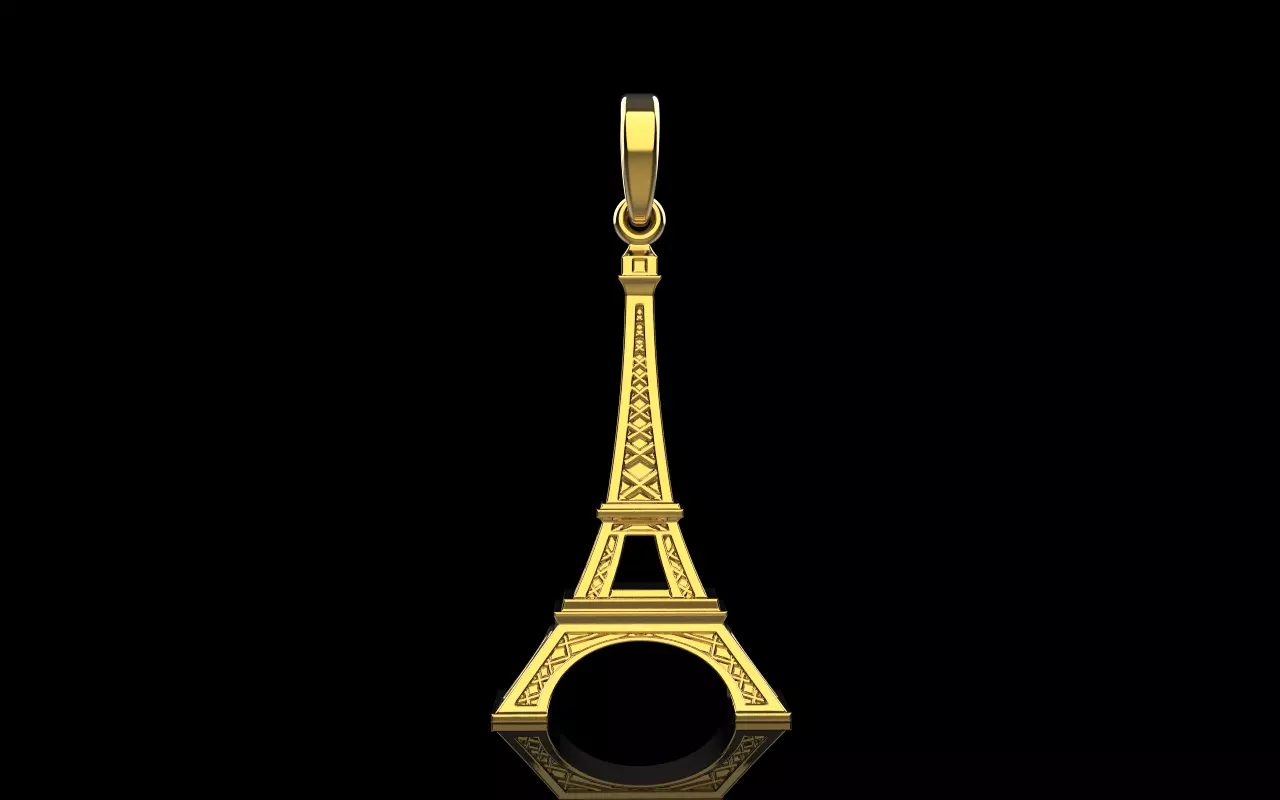 Eiffel Tower pendant model 1382 3D print model_14