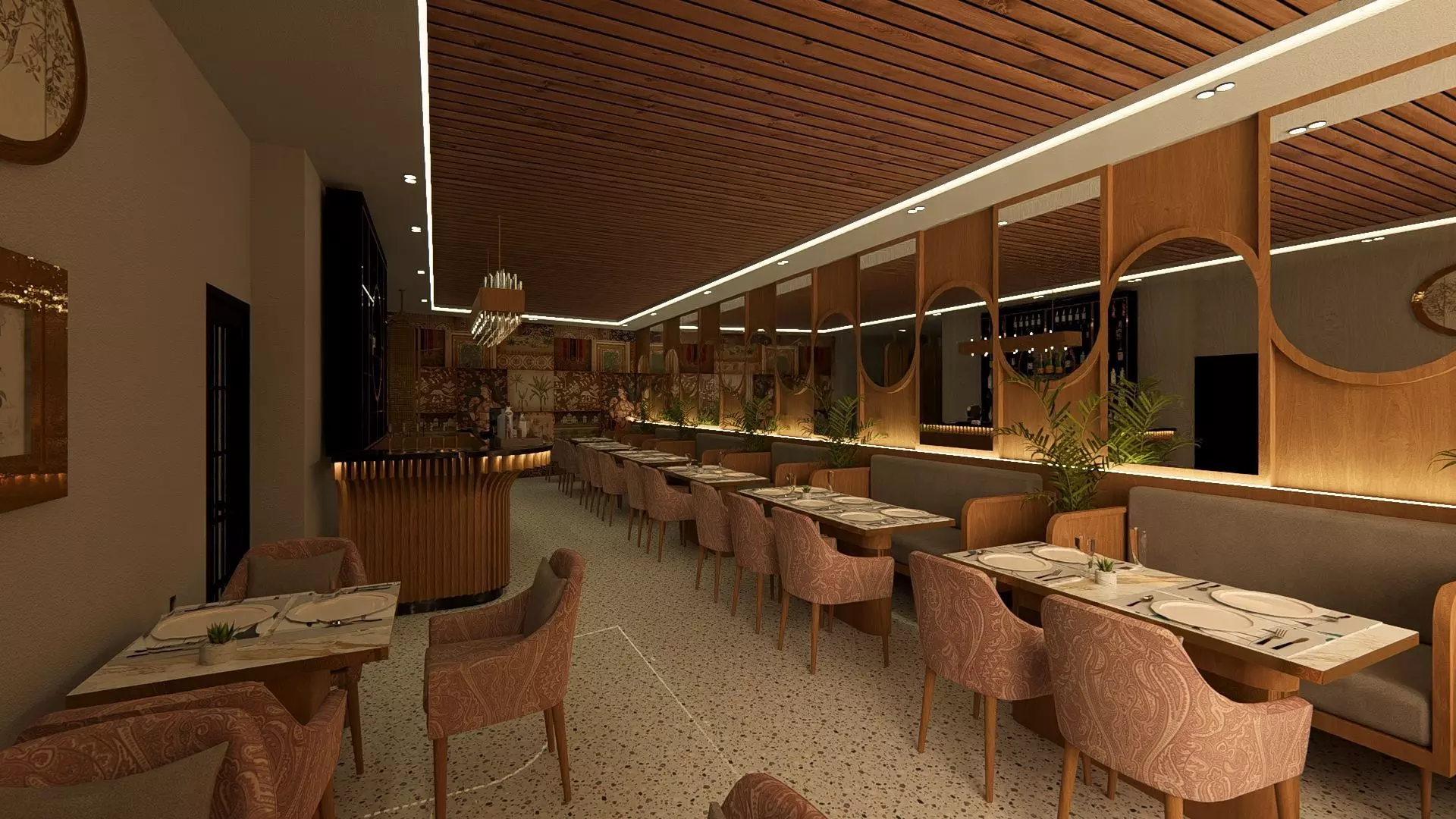 Patna Moti Mahal Restaurant 3D model_2