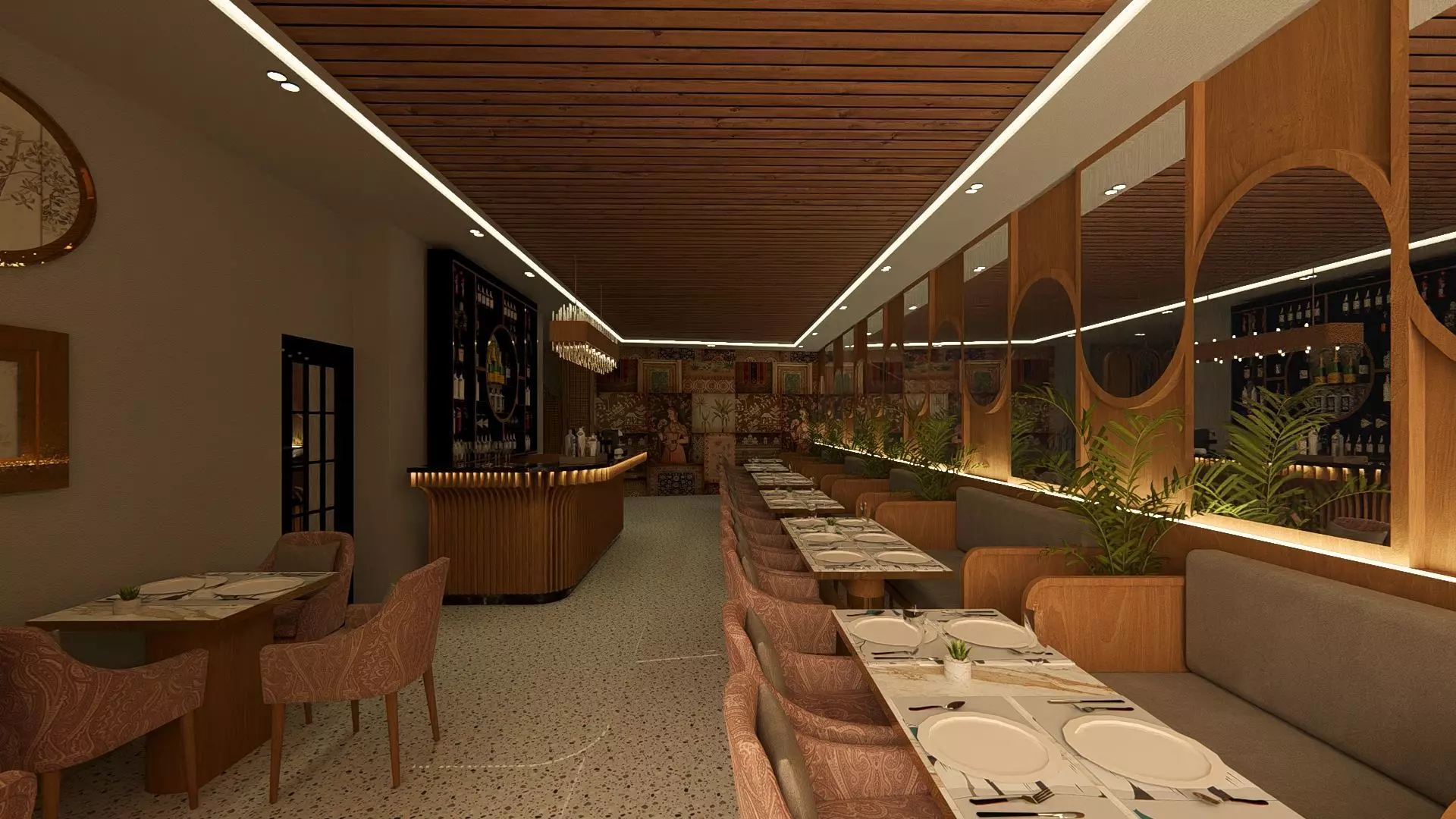 Patna Moti Mahal Restaurant 3D model_3