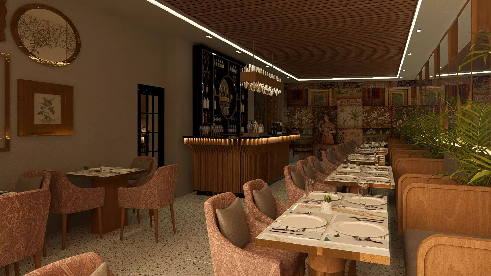 Patna Moti Mahal Restaurant 3D model_4