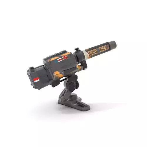 Tactical Turret Model Pack with Camo Texture Low-poly 3D model Tactical Turret Model Pack with Camo Texture Low-poly 3D model