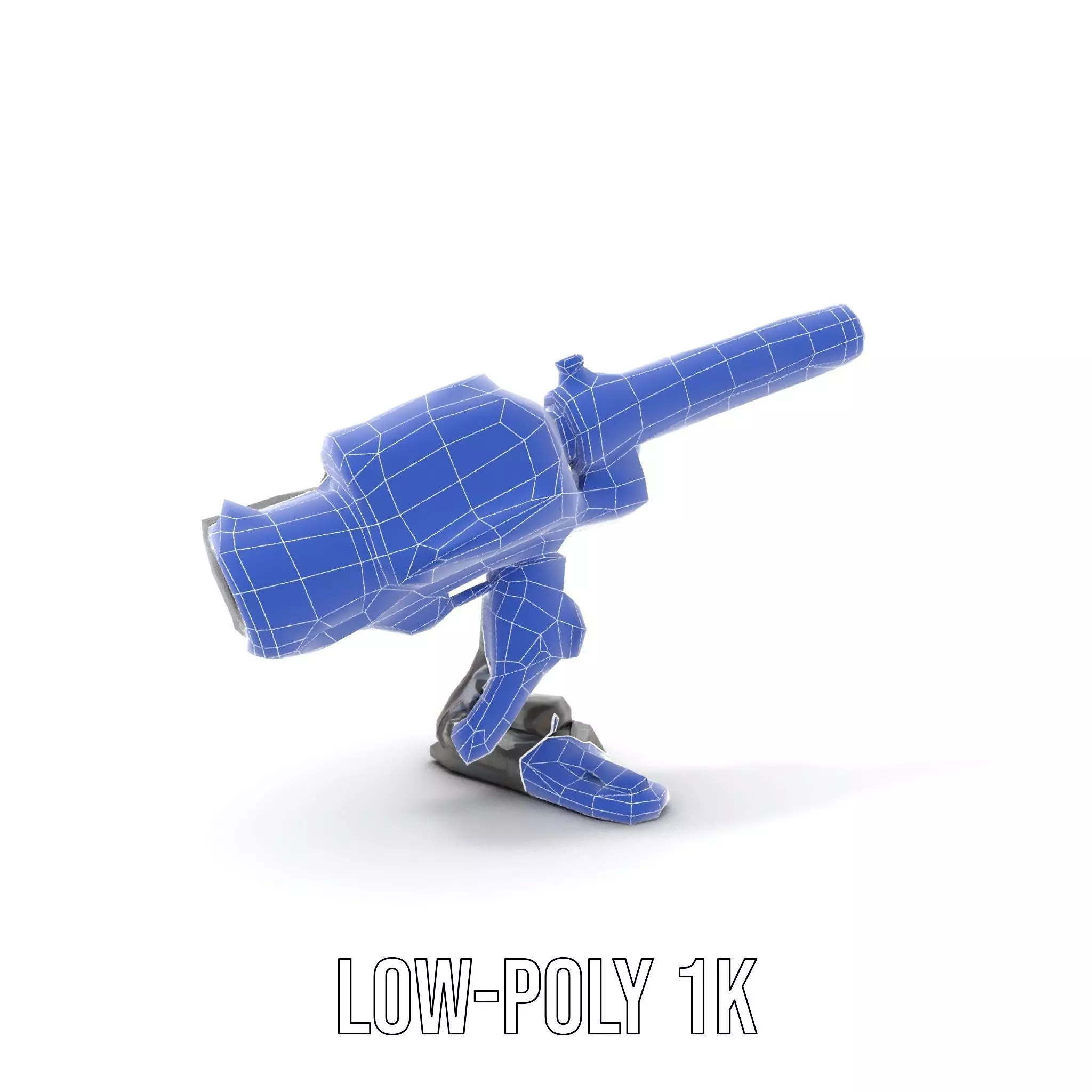 Tactical Turret Model Pack with Camo Texture Low-poly 3D model_15