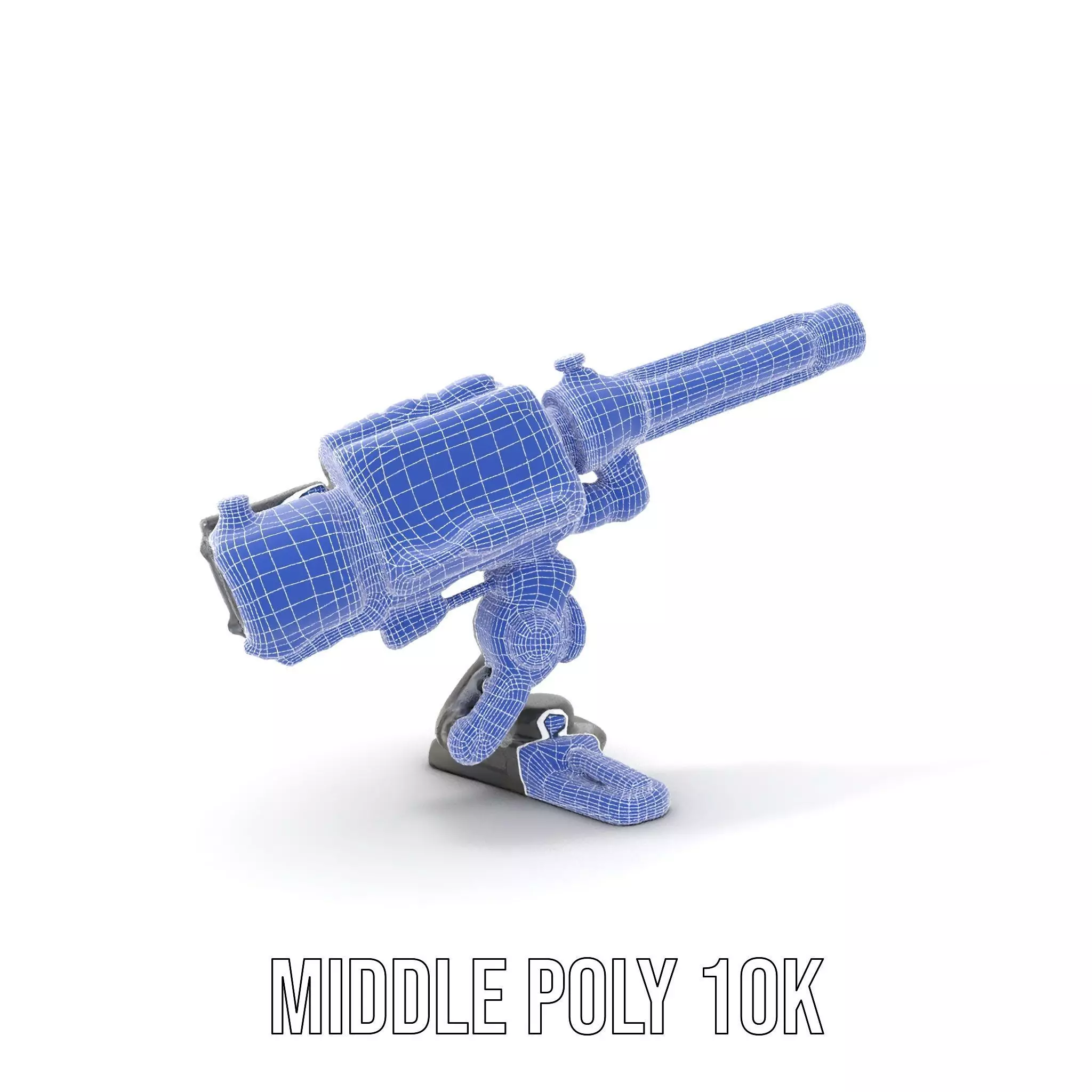 Tactical Turret Model Pack with Camo Texture Low-poly 3D model_19