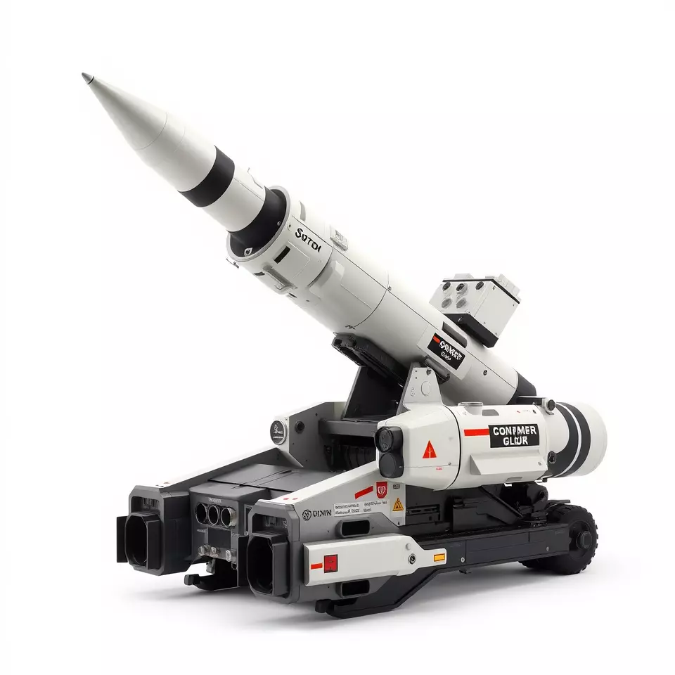 Futuristic Missile Launcher Model Pack Low-poly 3D model_3