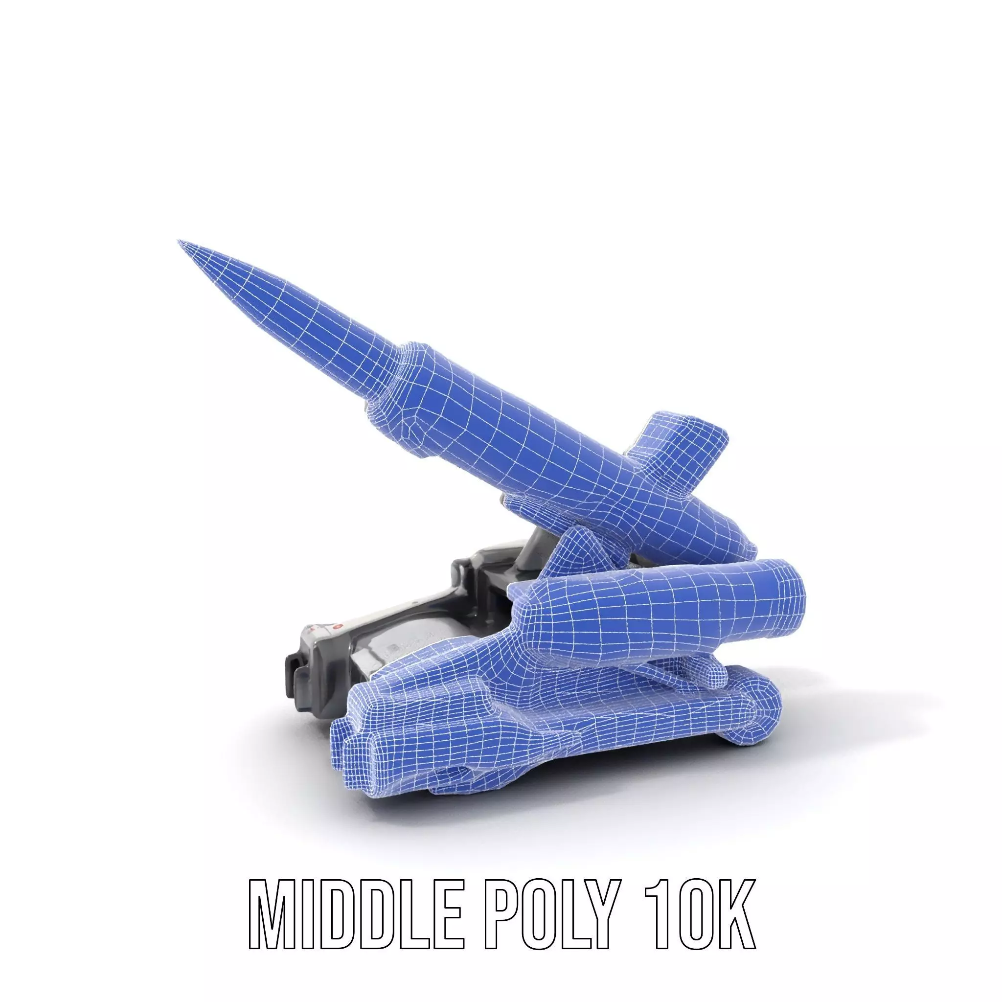 Futuristic Missile Launcher Model Pack Low-poly 3D model_12