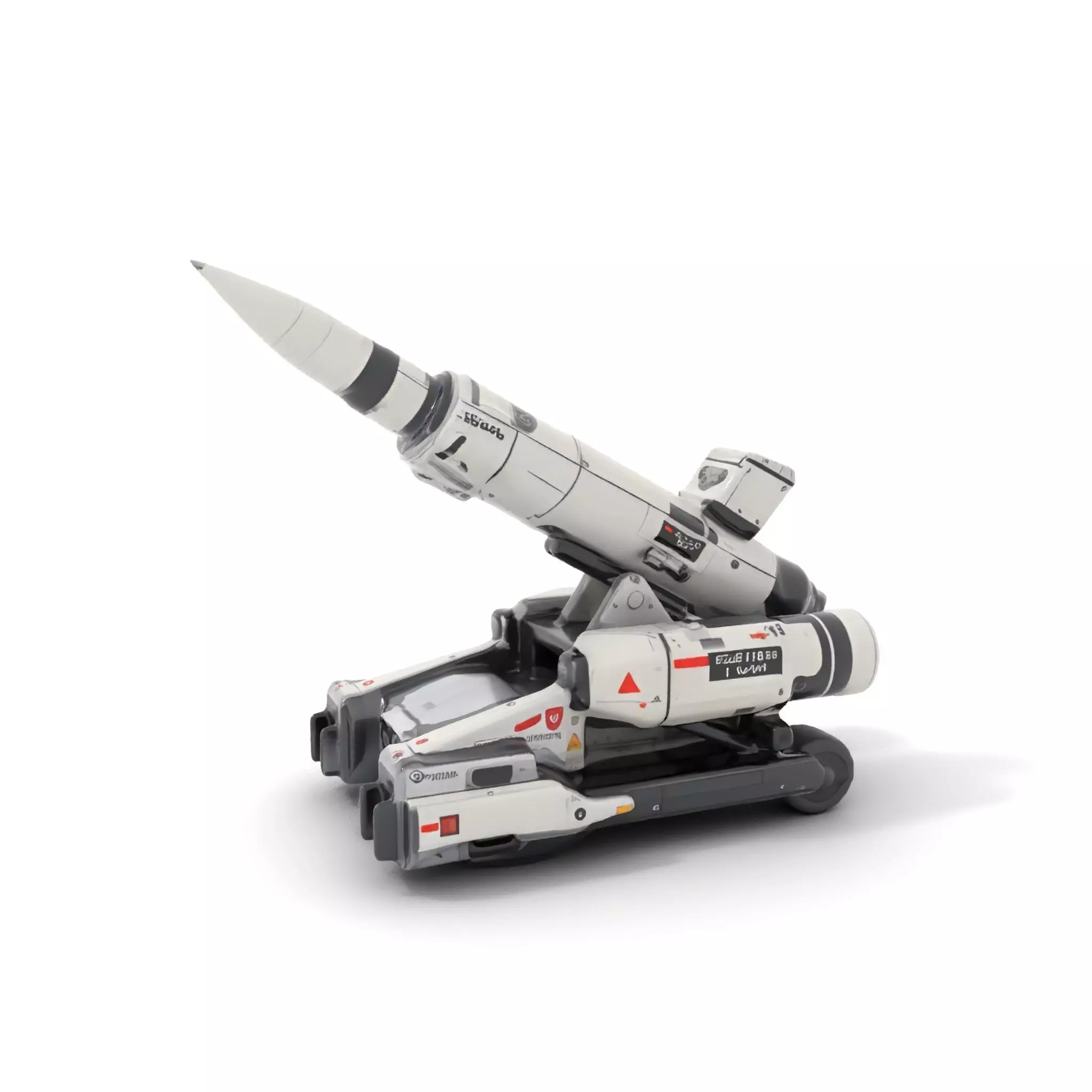 Futuristic Missile Launcher Model Pack Low-poly 3D model_0
