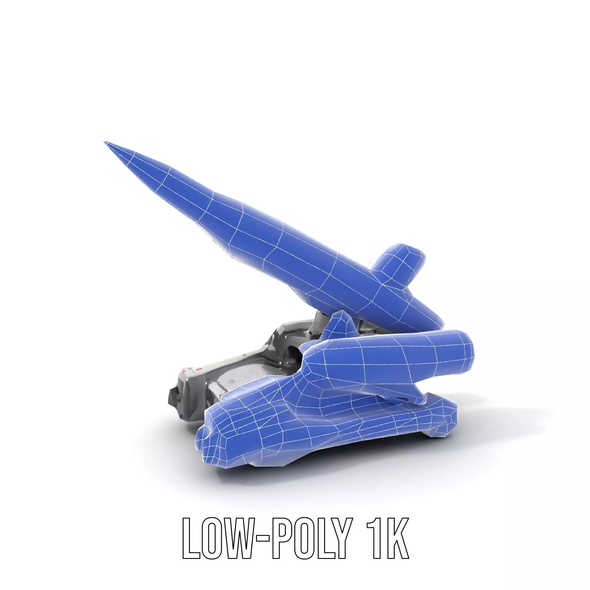 Futuristic Missile Launcher Model Pack Low-poly 3D model_31