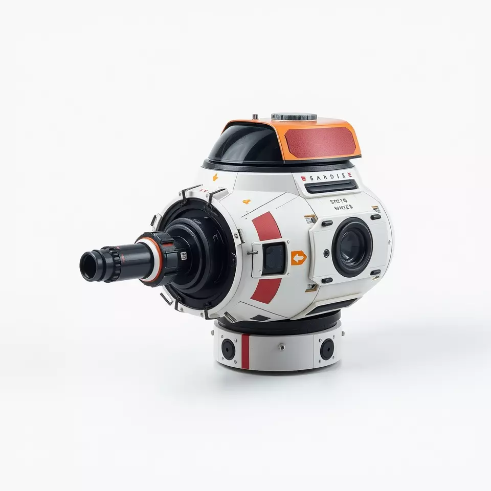 Futuristic SciFi Camera Model Pack with HighDetail Features Low-poly 3D model_3