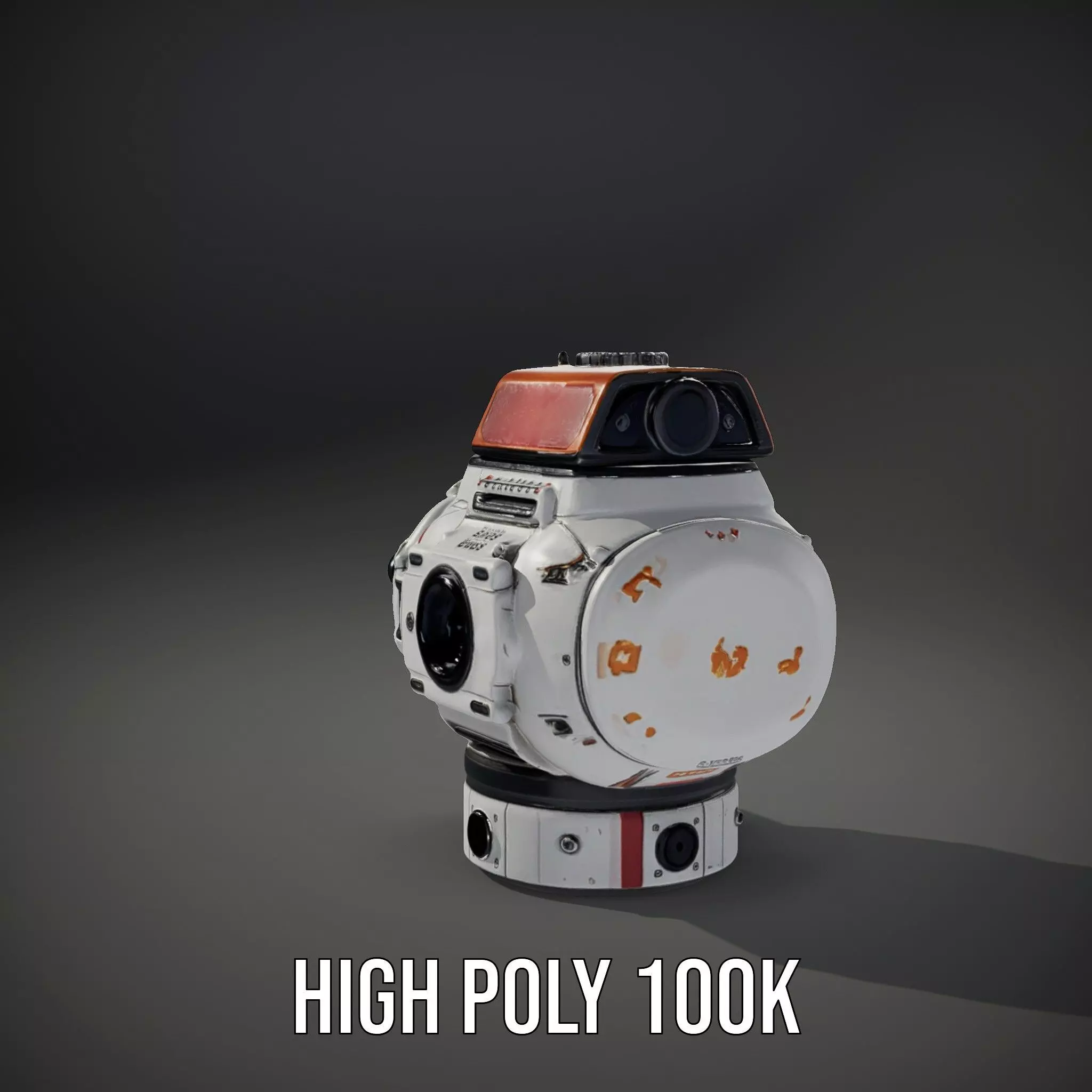Futuristic SciFi Camera Model Pack with HighDetail Features Low-poly 3D model_11