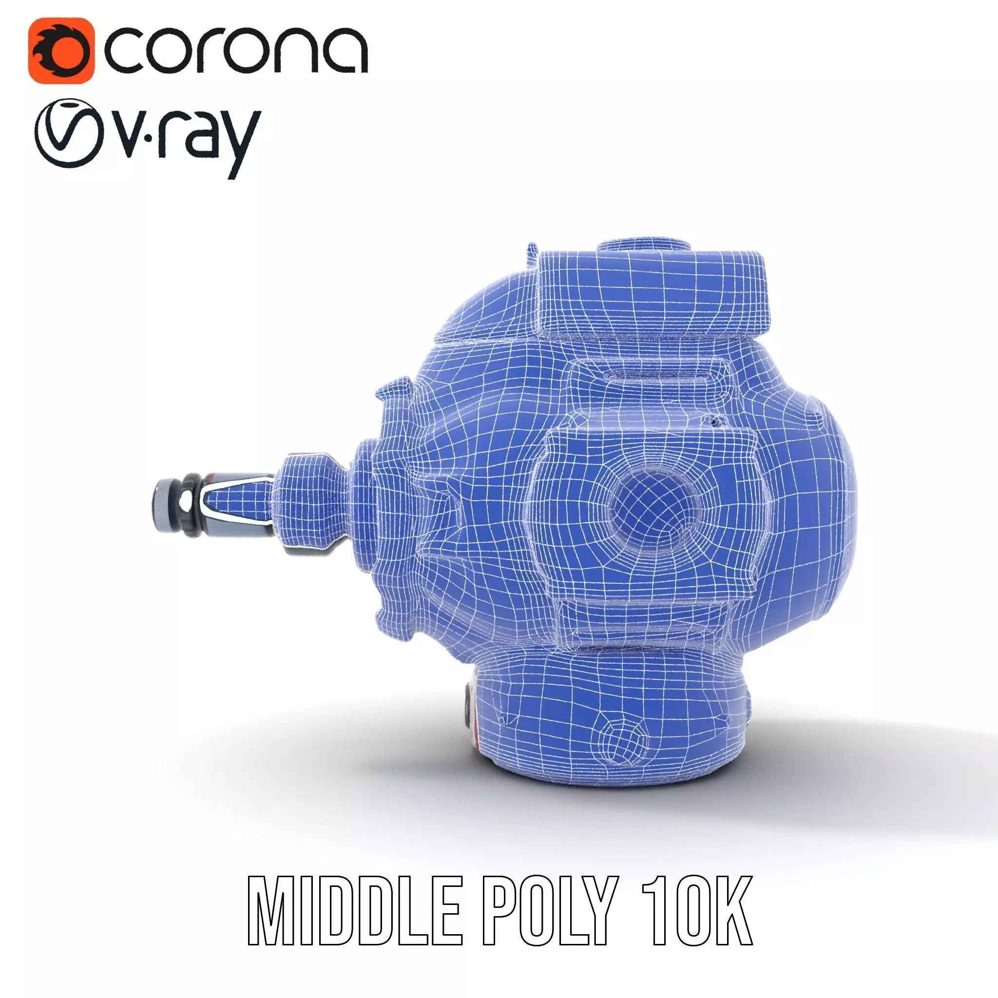 Futuristic SciFi Camera Model Pack with HighDetail Features Low-poly 3D model_21