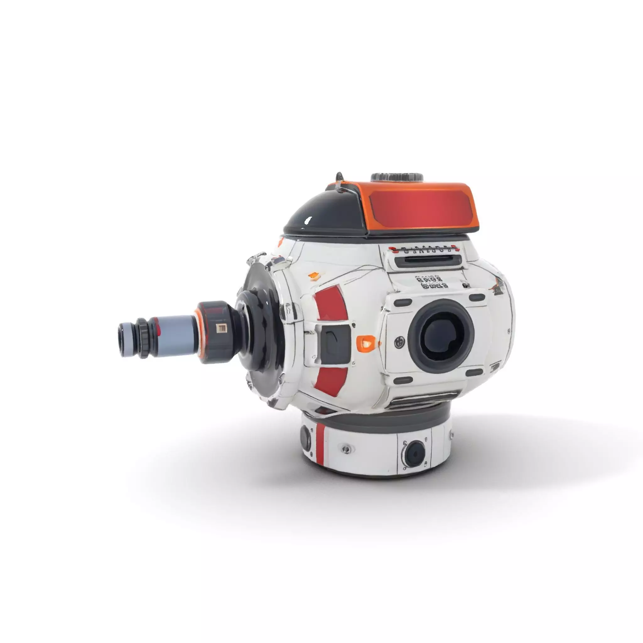 Futuristic SciFi Camera Model Pack with HighDetail Features Low-poly 3D model_6
