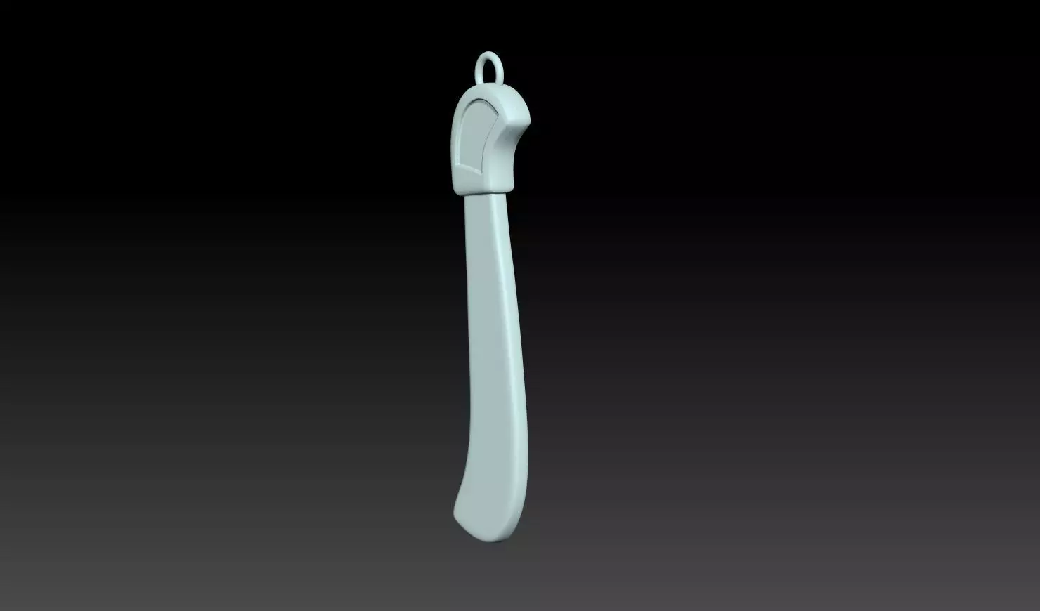 Knife Pendant 3D Model 3D print model_7
