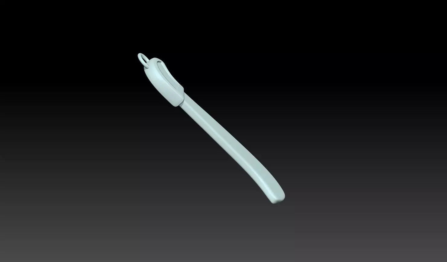Knife Pendant 3D Model 3D print model_12