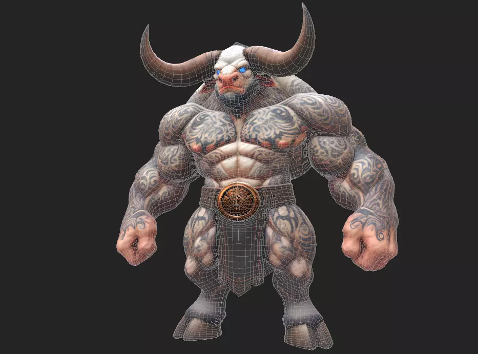 Minotaur 3D Model Collection 3D model_11