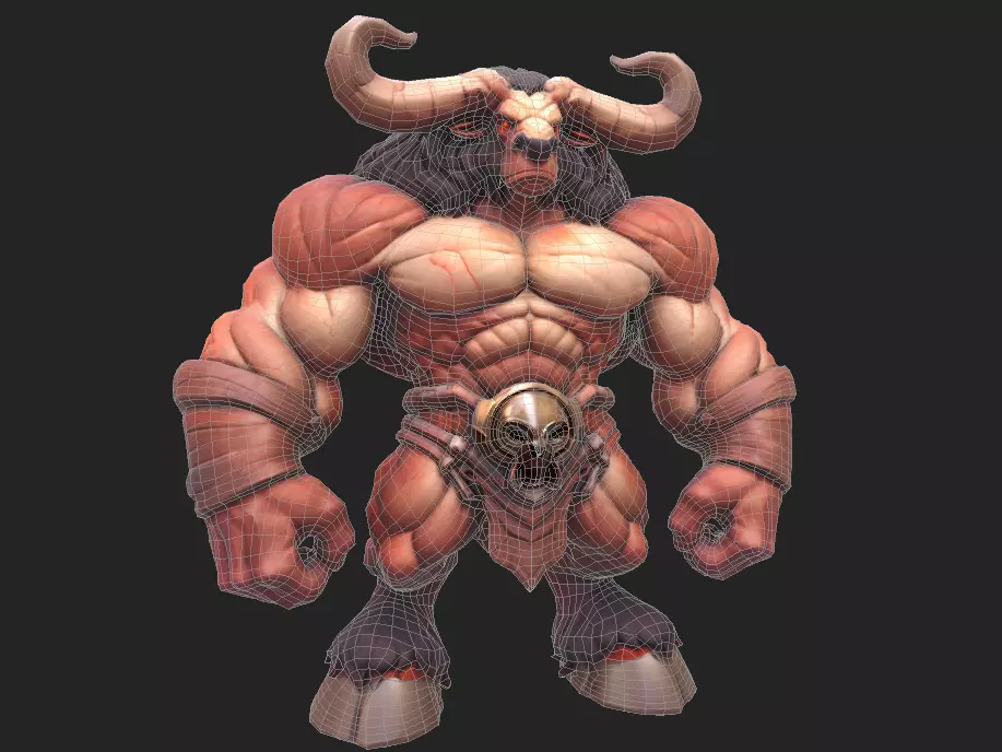 Minotaur 3D Model Collection 3D model_7