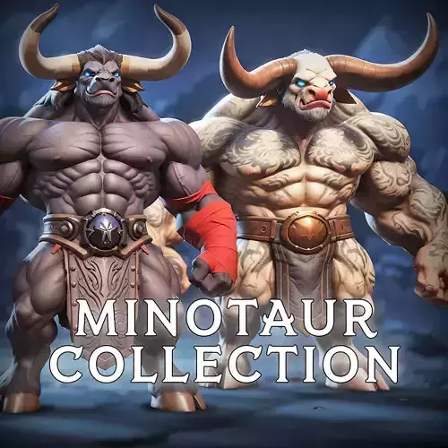Minotaur 3D Model Collection 3D model Minotaur 3D Model Collection 3D model
