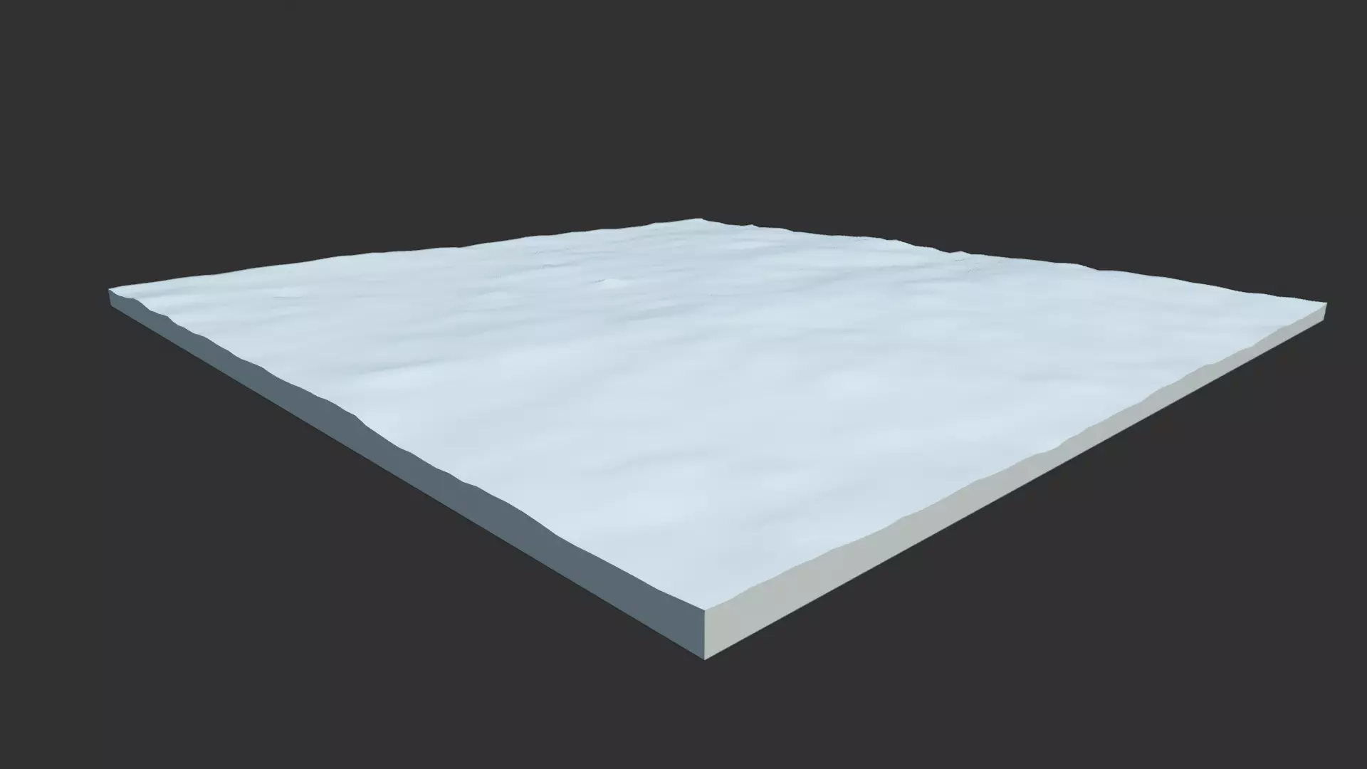 Realistic Mountain 3D Terrain Landscape  Low-poly 3D model_12