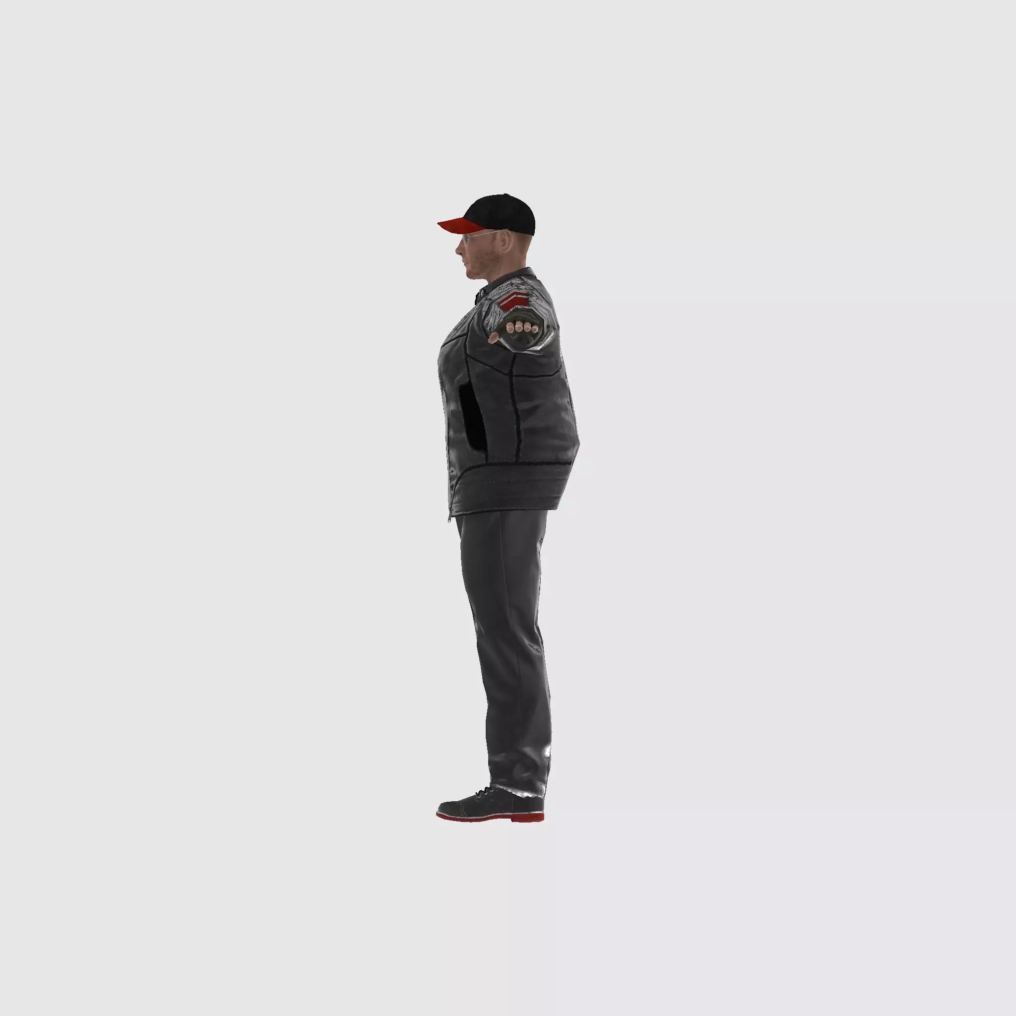 3D Character Model Urban Male with Jacket  Game Ready  Low-poly 3D model_3