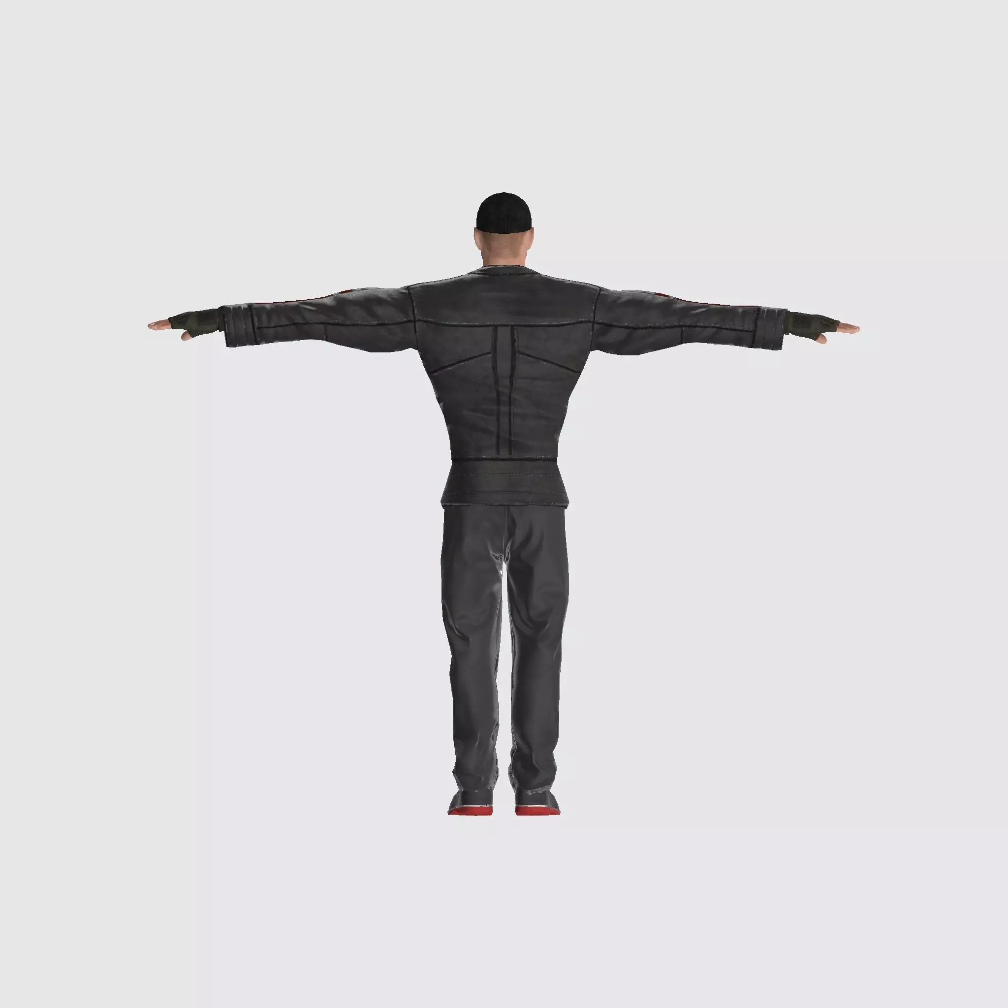 3D Character Model Urban Male with Jacket  Game Ready  Low-poly 3D model_4