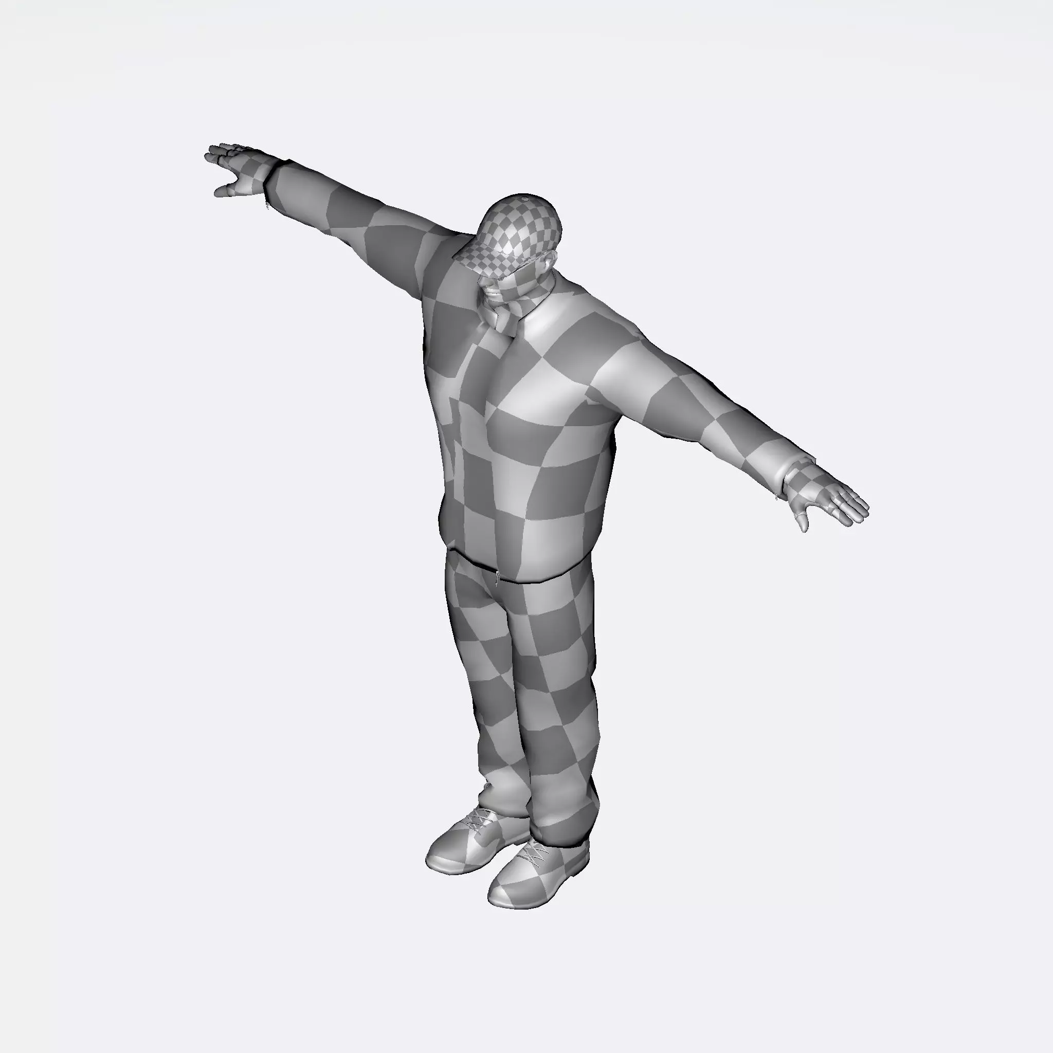 3D Character Model Urban Male with Jacket  Game Ready  Low-poly 3D model_9