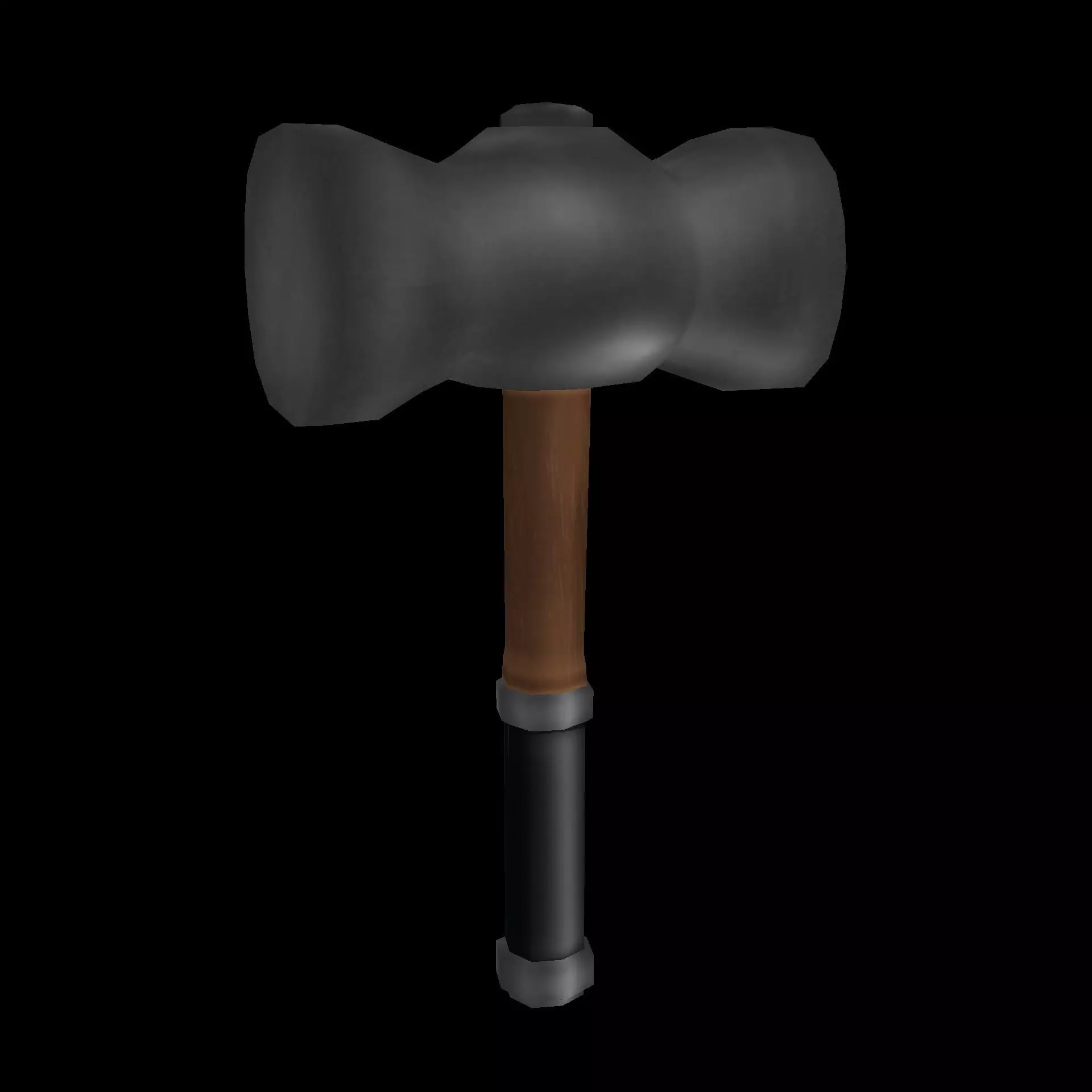 Melee Weapons Pack 6 Low-poly 3D model_8