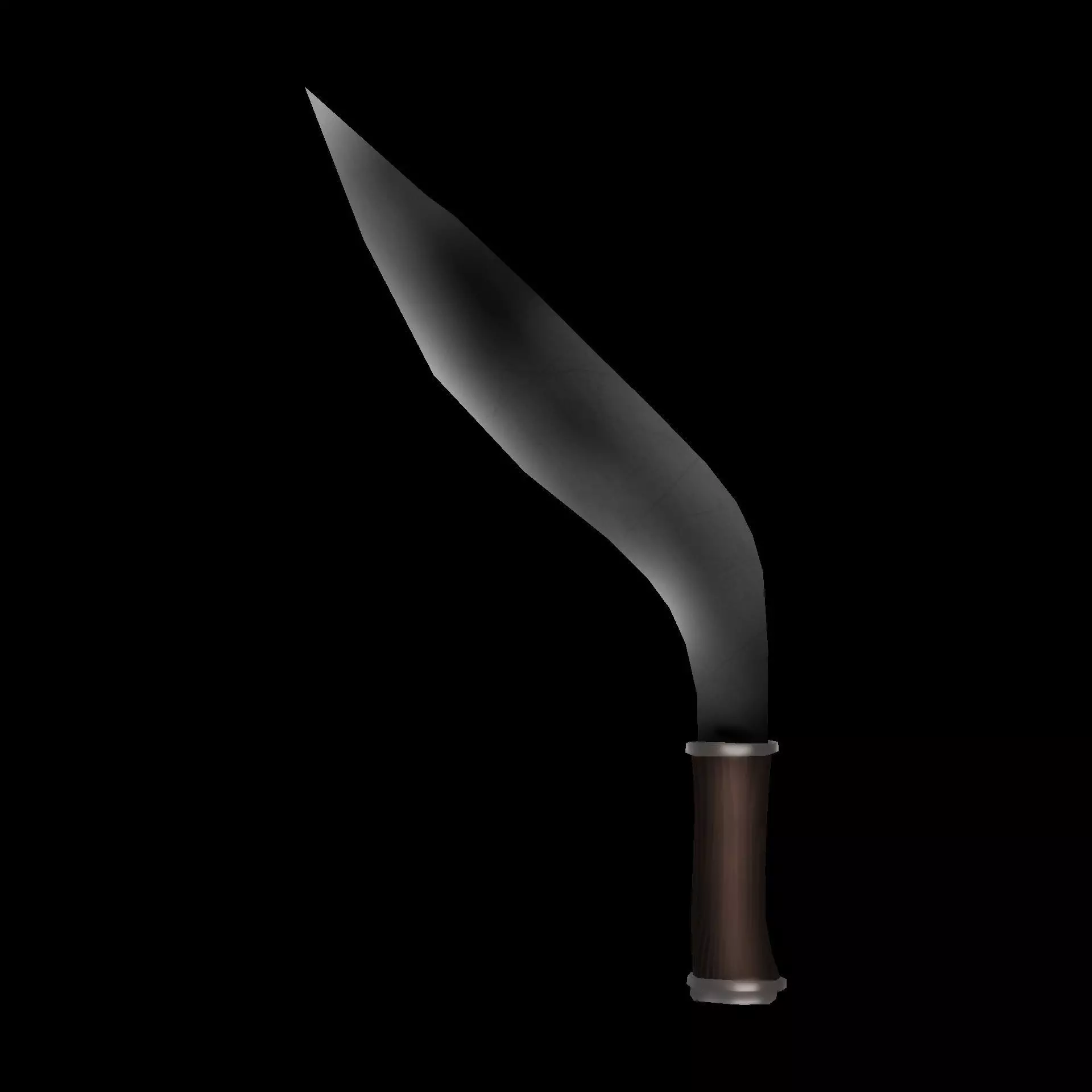 Melee Weapons Pack 6 Low-poly 3D model_5